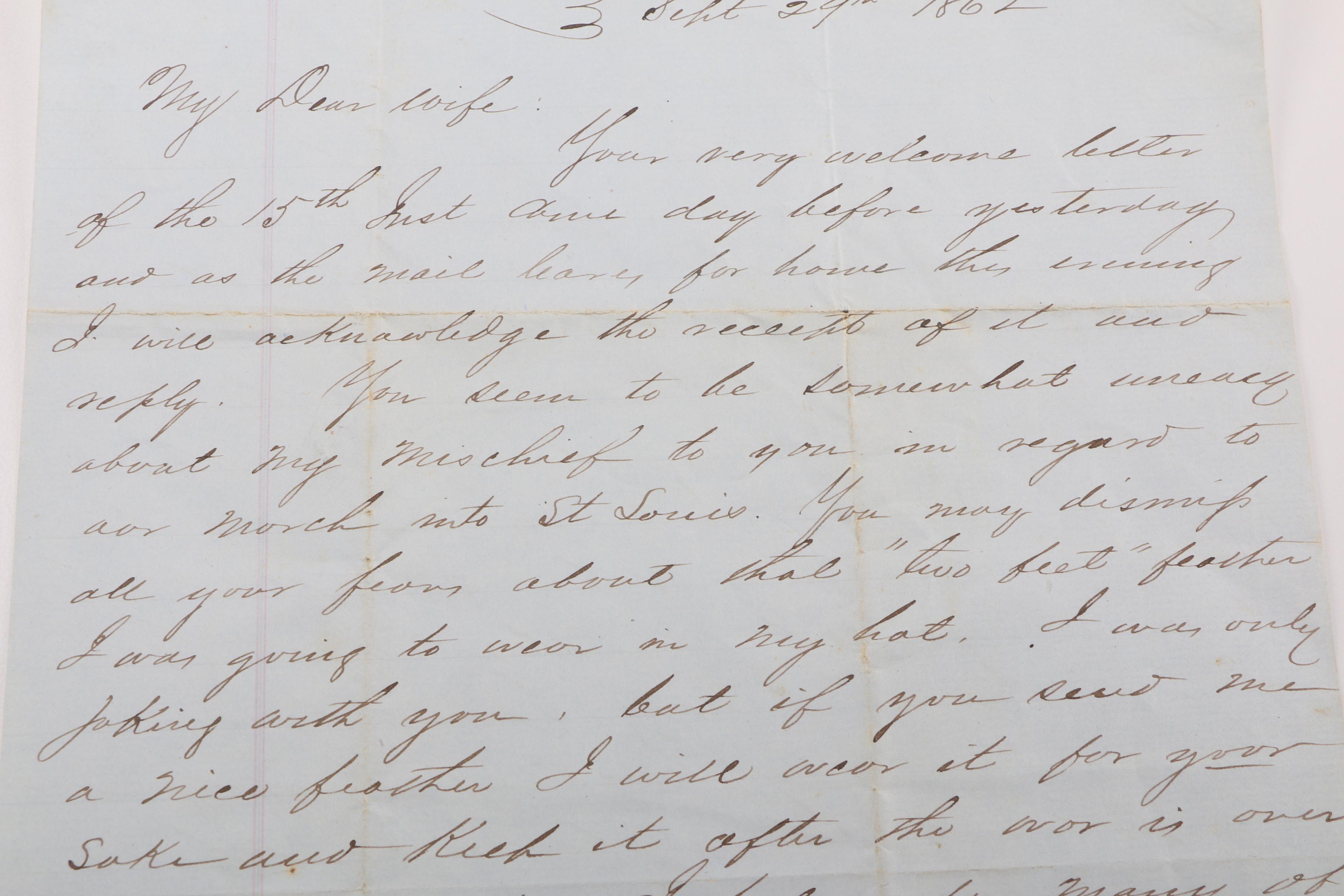 1862 Civil War Era Letter