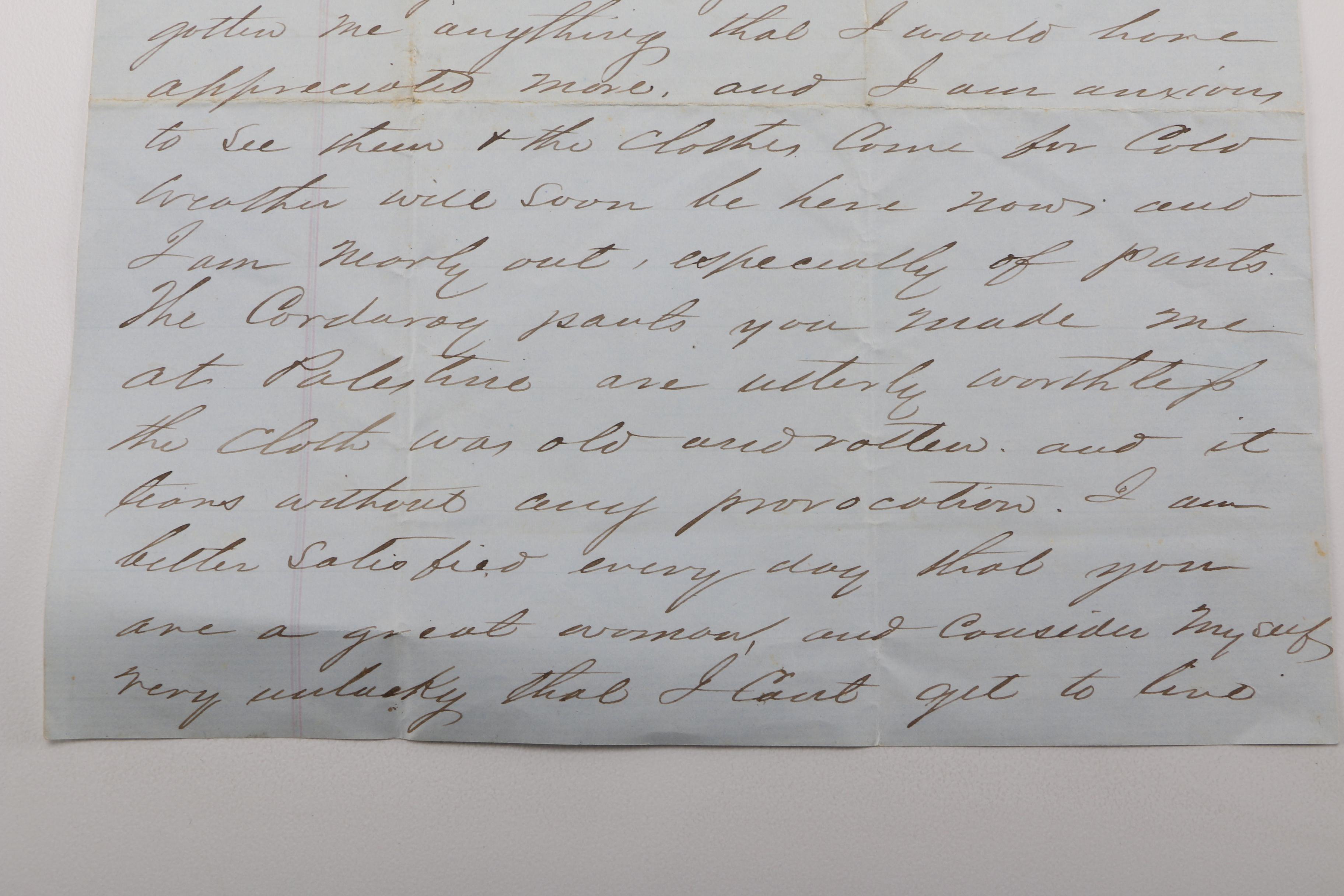 1862 Civil War Era Letter
