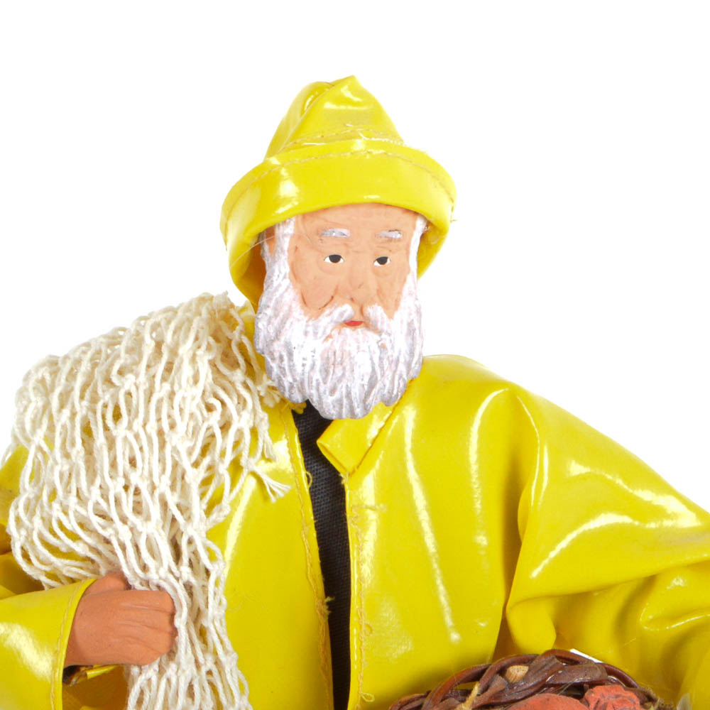 Vintage Andre Guigon Fisherman Figurine