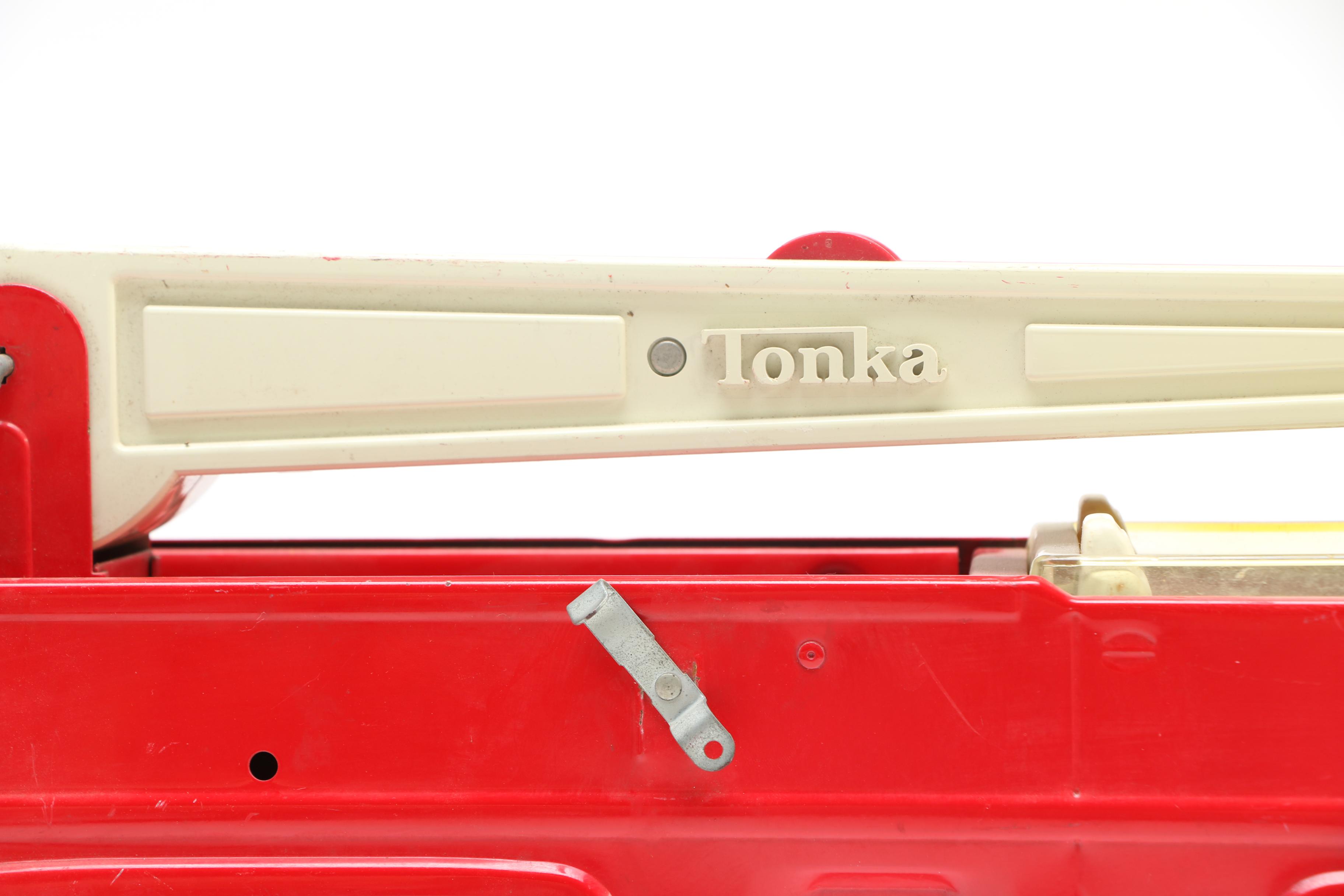 Vintage Metal Toy Fire Trucks Including Tonka