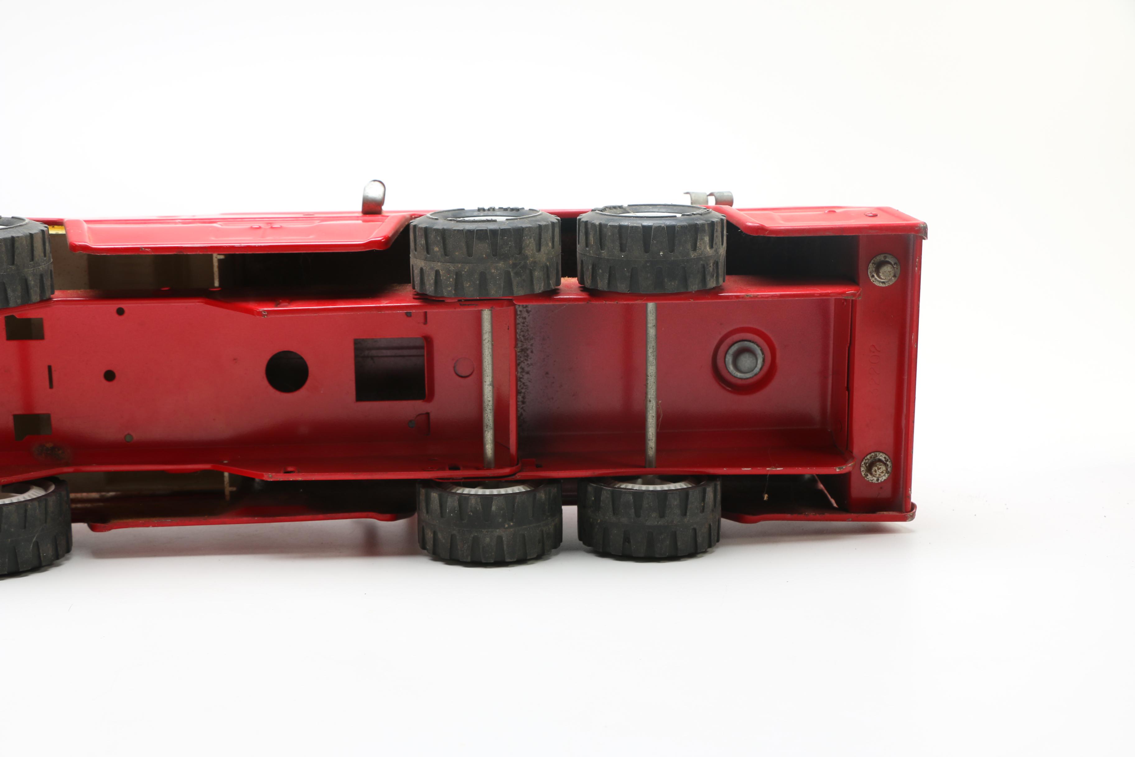 Vintage Metal Toy Fire Trucks Including Tonka