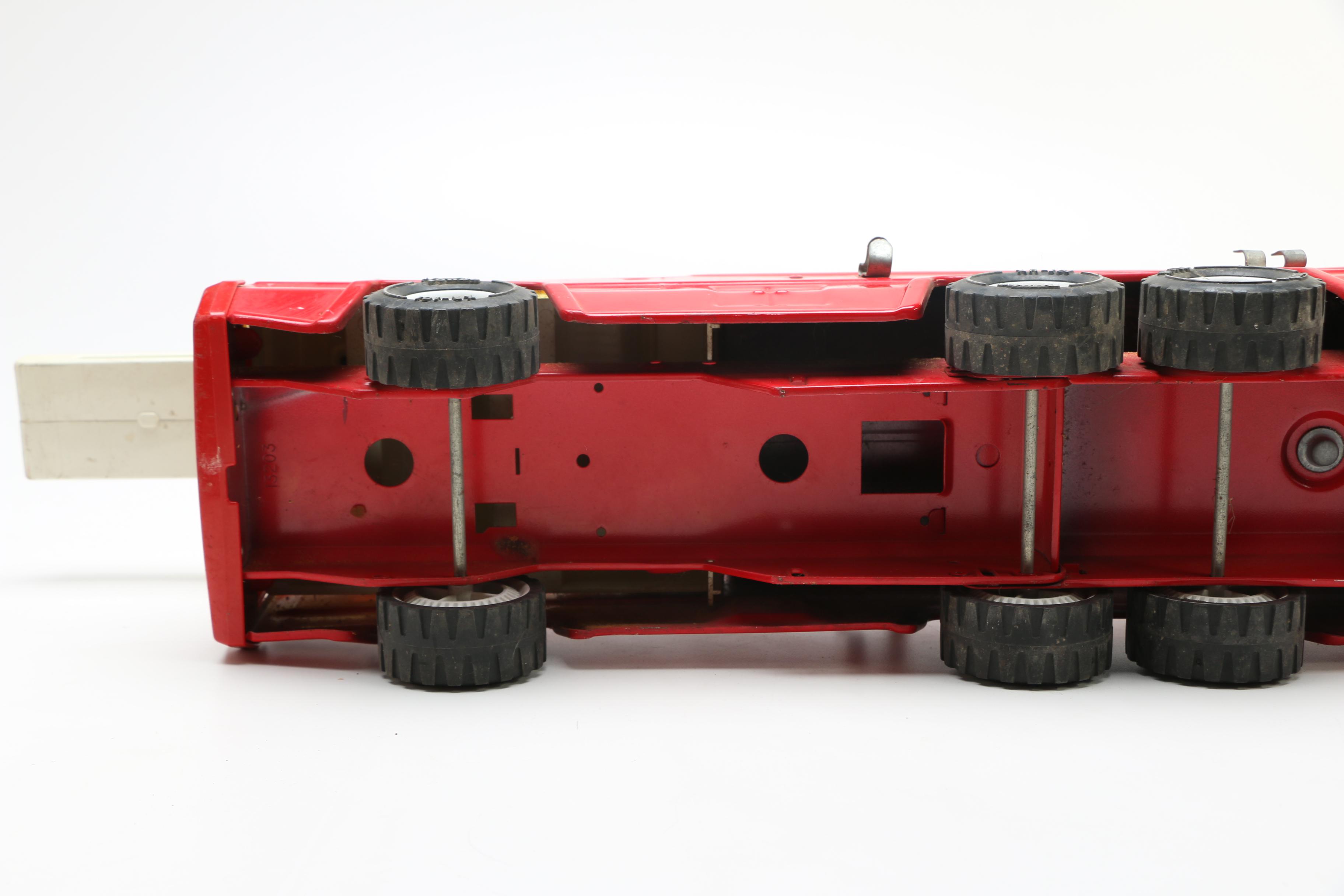 Vintage Metal Toy Fire Trucks Including Tonka