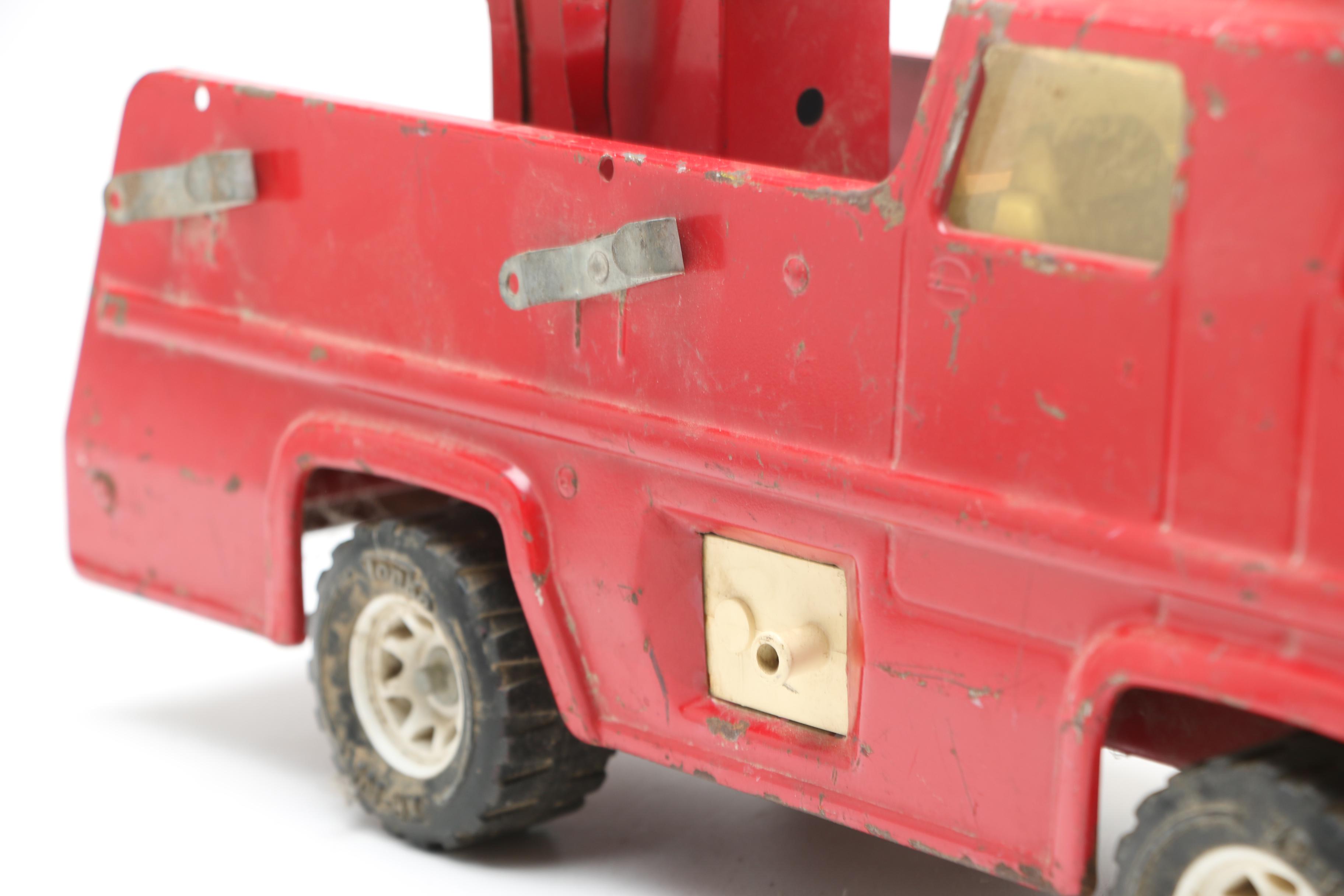 Vintage Metal Toy Fire Trucks Including Tonka