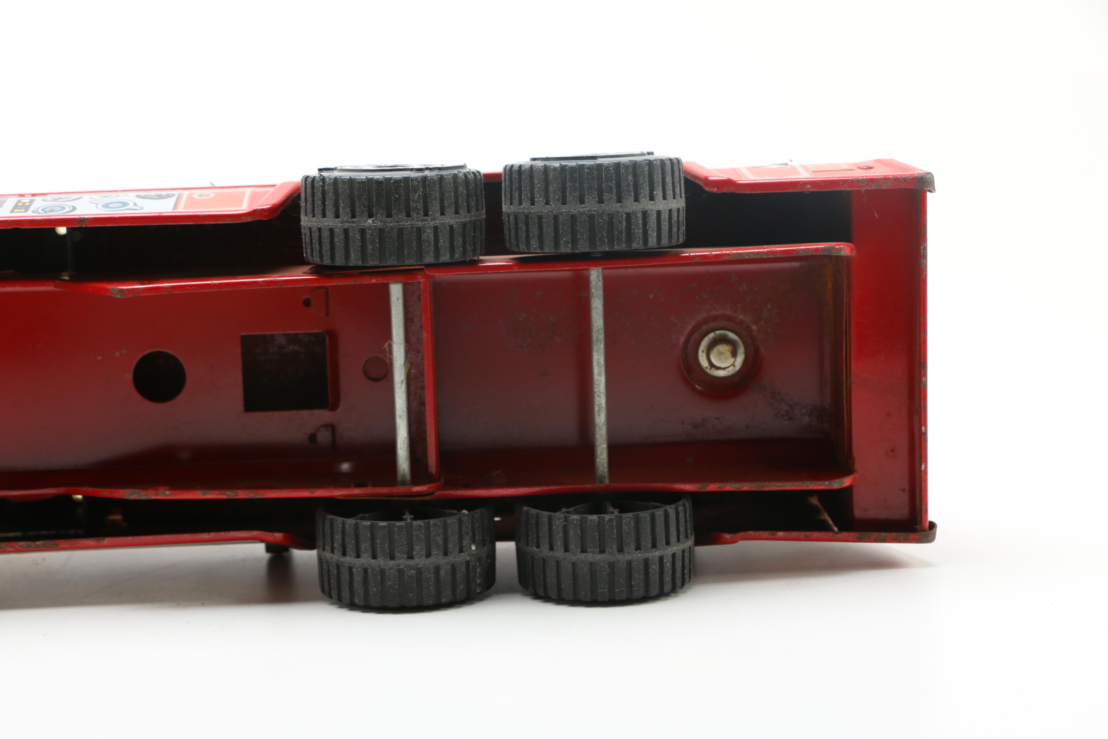 Vintage Metal Toy Fire Trucks Including Tonka