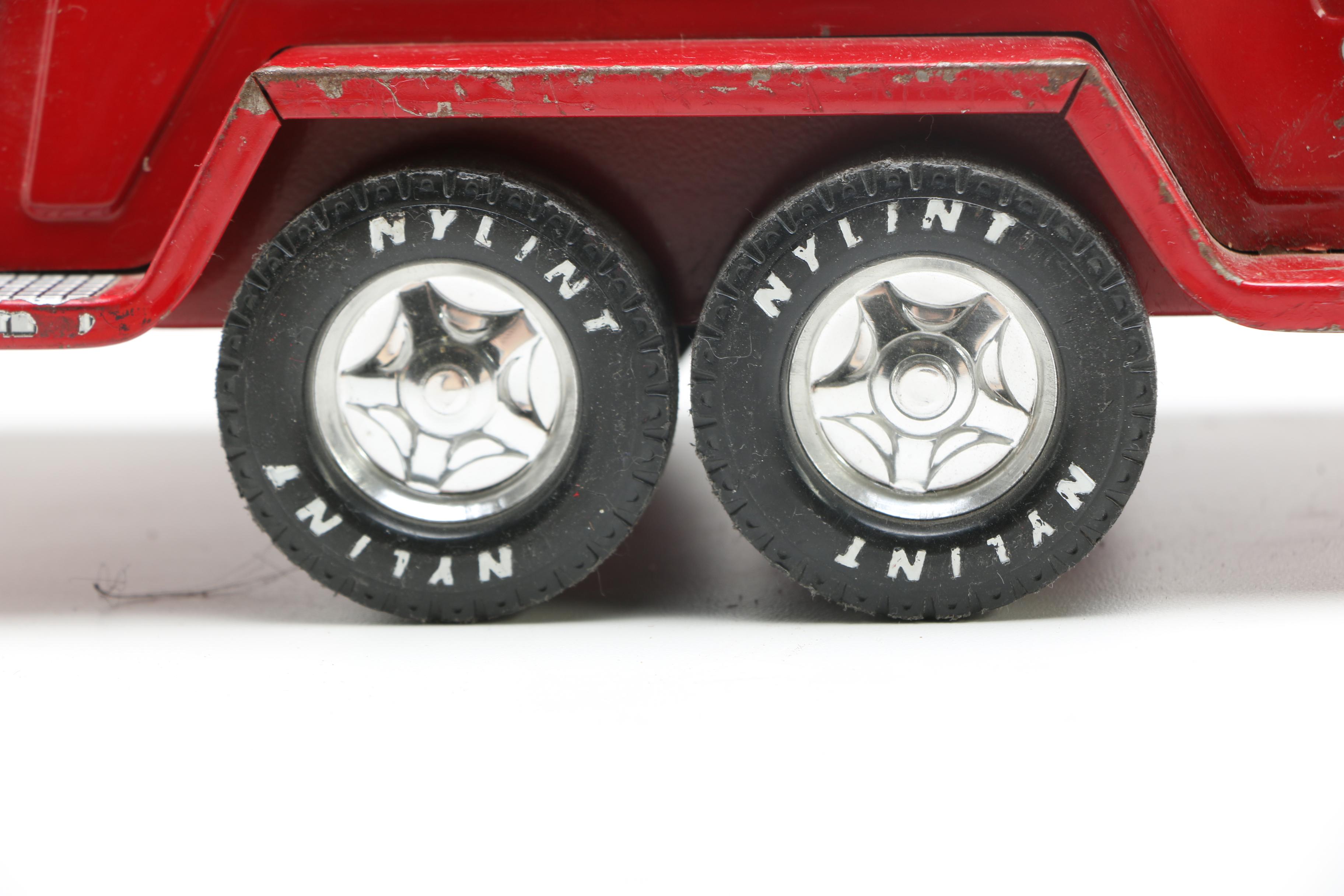 Vintage Metal Toy Fire Trucks Including Tonka