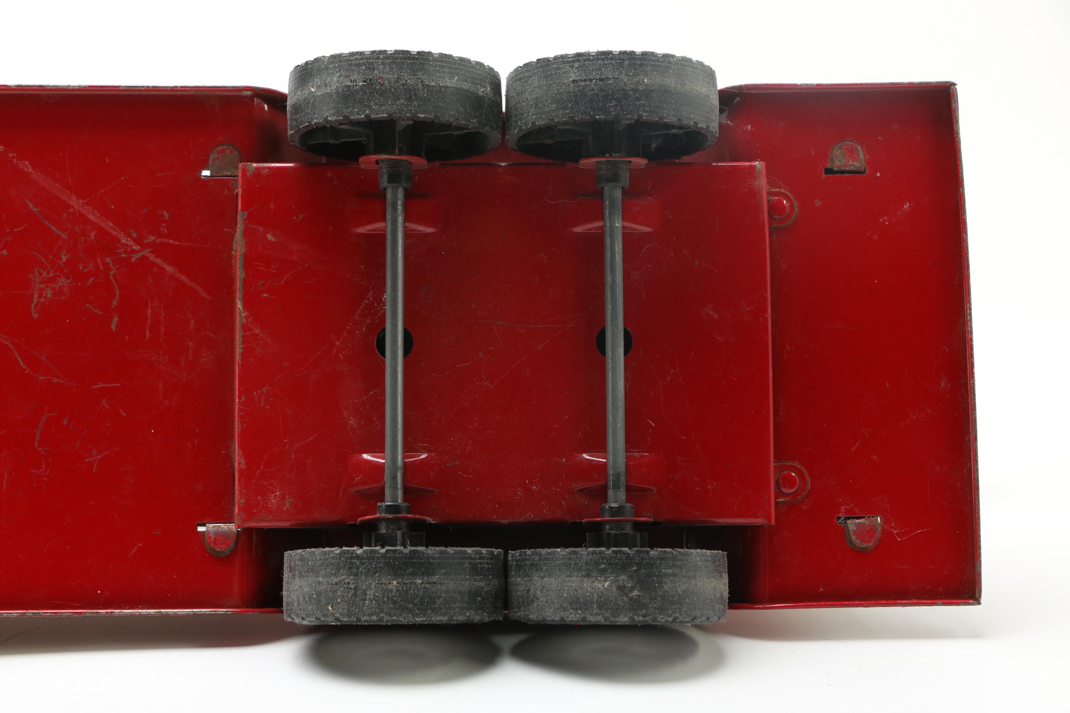 Vintage Metal Toy Fire Trucks Including Tonka