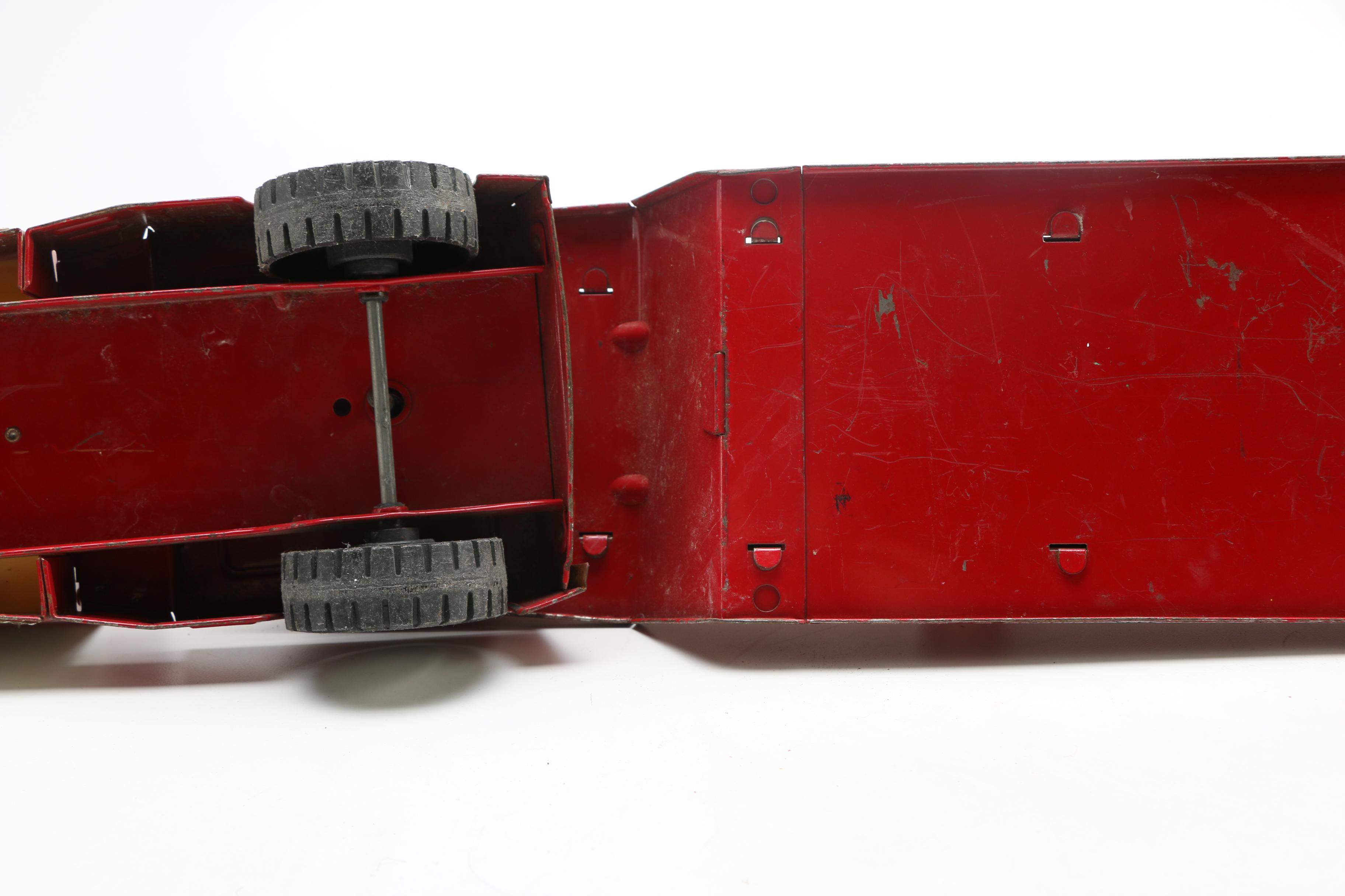 Vintage Metal Toy Fire Trucks Including Tonka