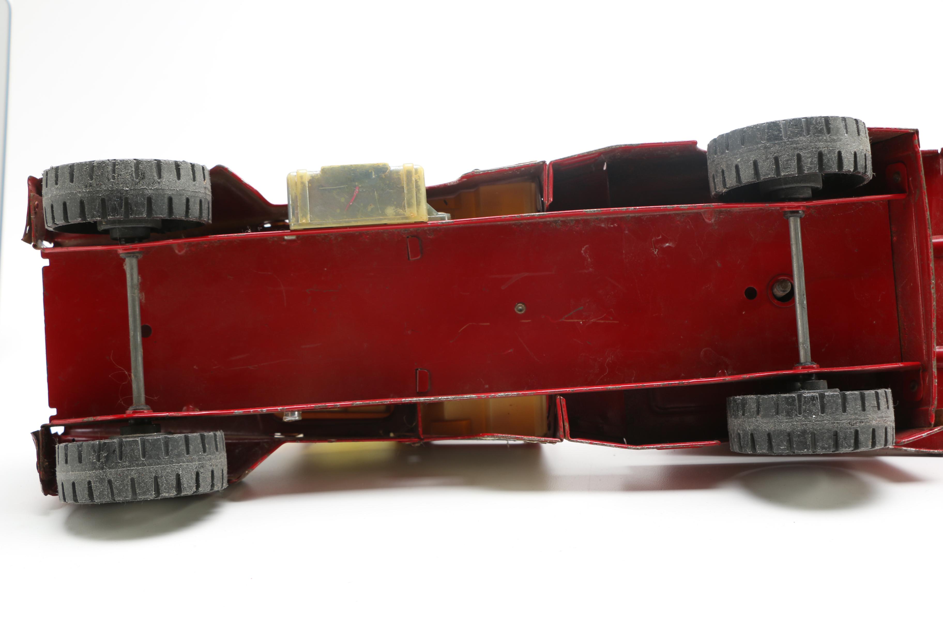 Vintage Metal Toy Fire Trucks Including Tonka