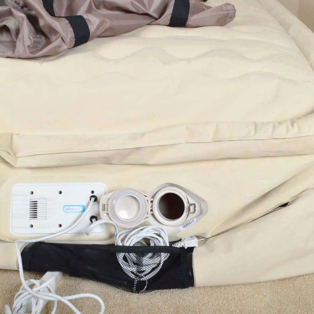 Original Aerobed 24-Inch Raised with Built In Electric Air Pump