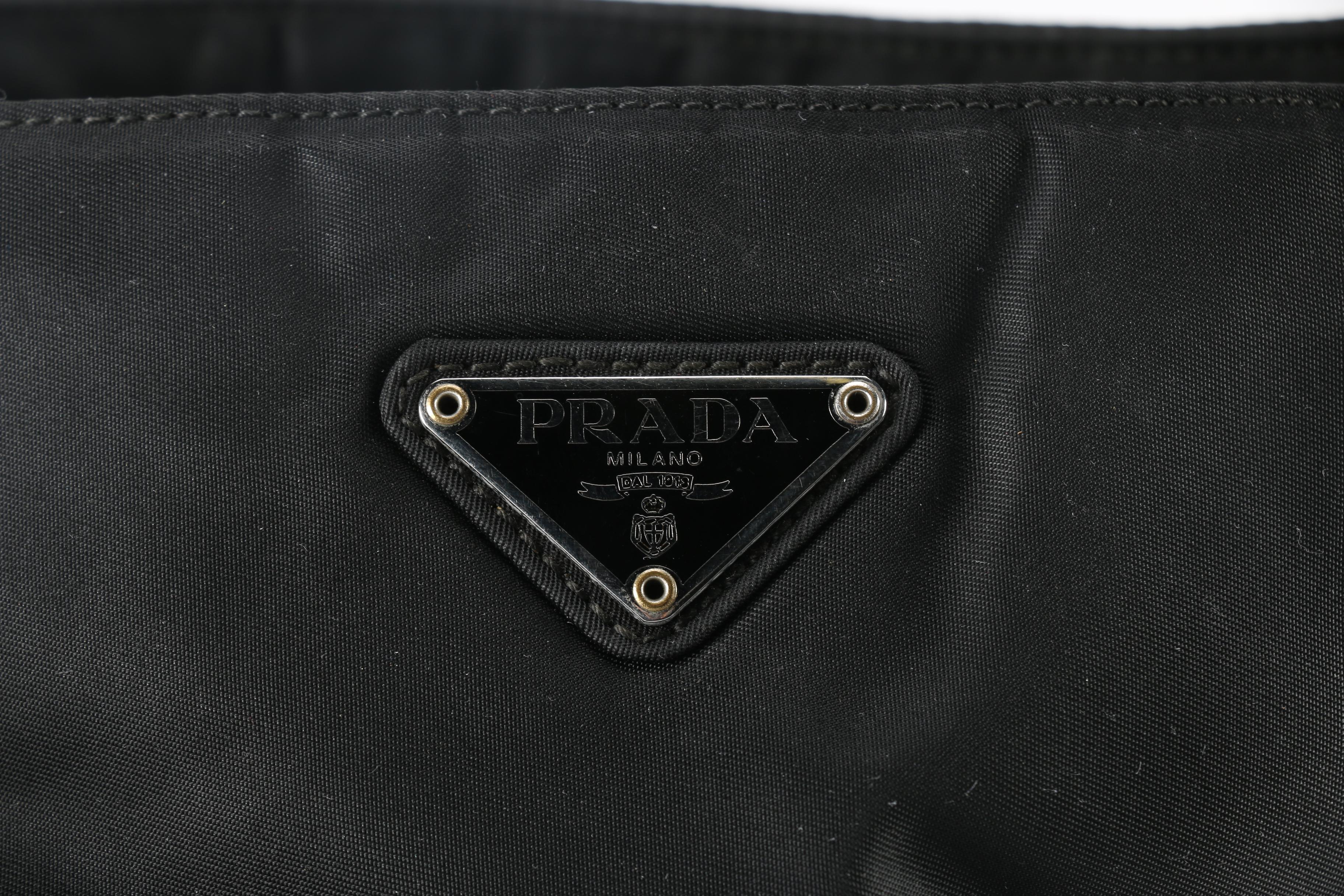 Prada Black Nylon Handbag