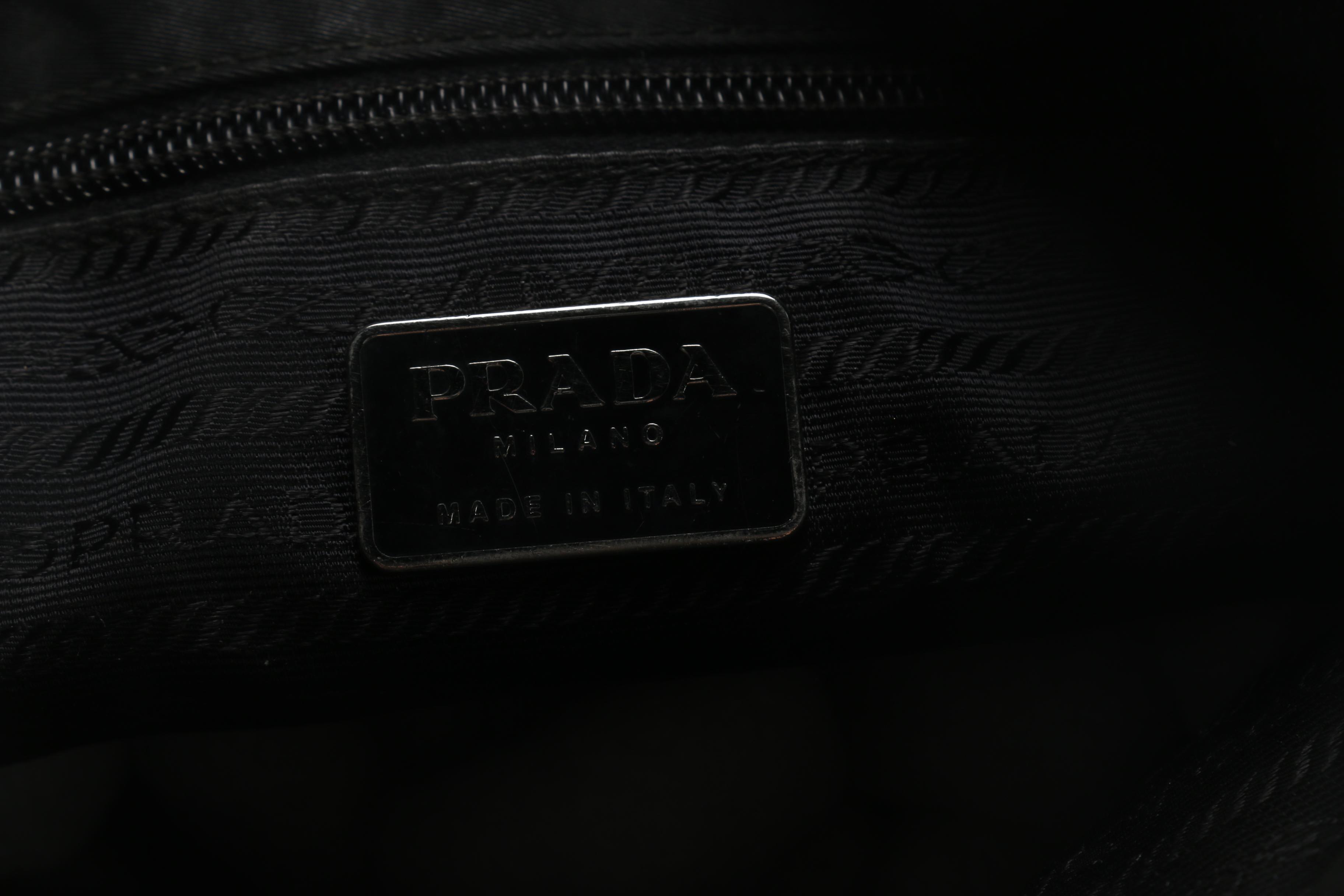 Prada Black Nylon Handbag