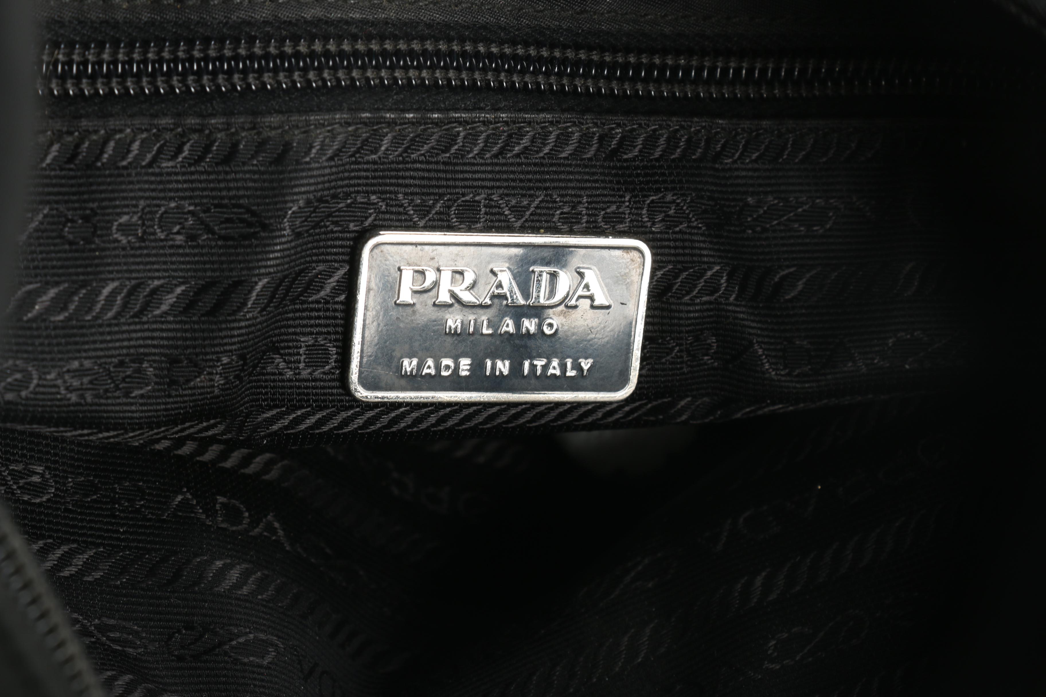 Prada Black Nylon Handbag