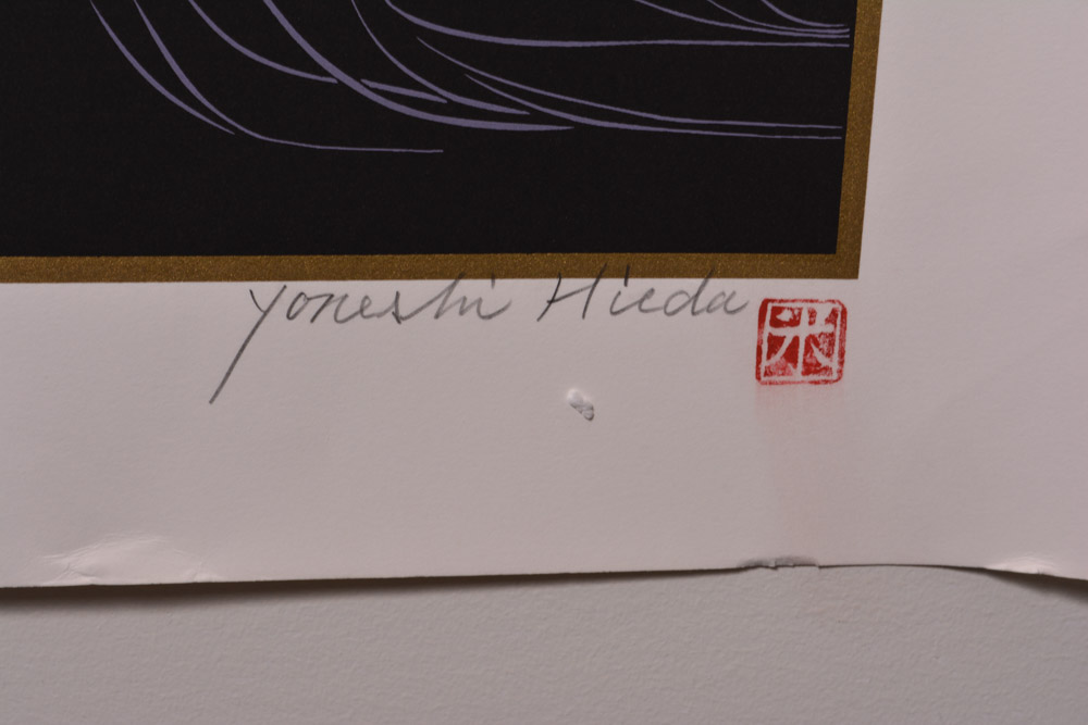 Yoneshi Hieda Limited Edition Nude Serigraph
