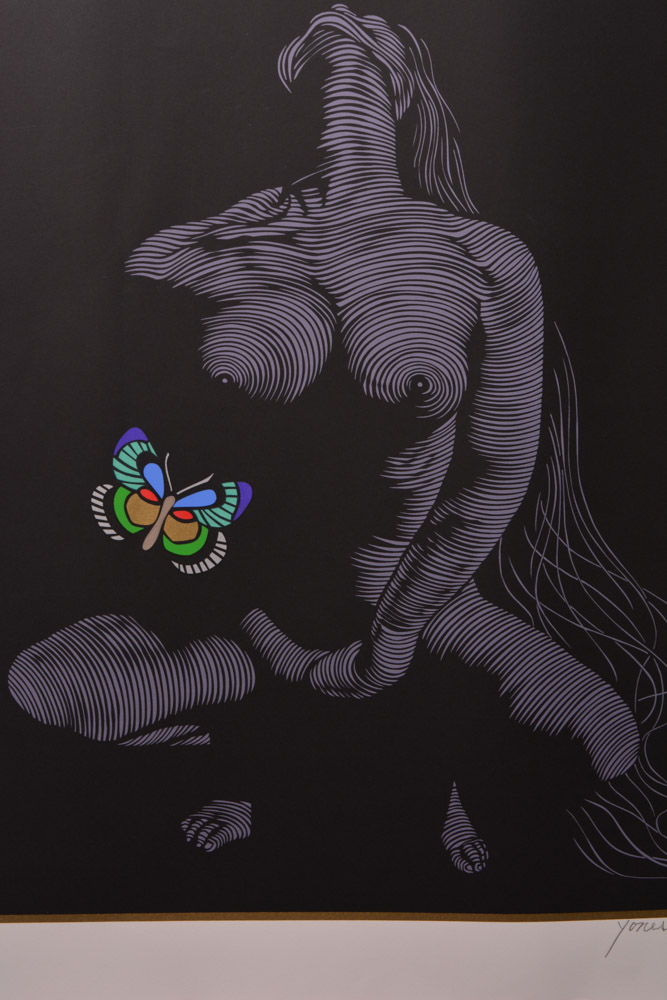 Yoneshi Hieda Limited Edition Nude Serigraph