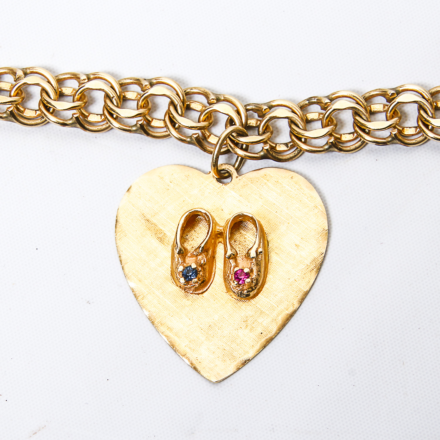 Vintage 14K Yellow Gold Charm Bracelet