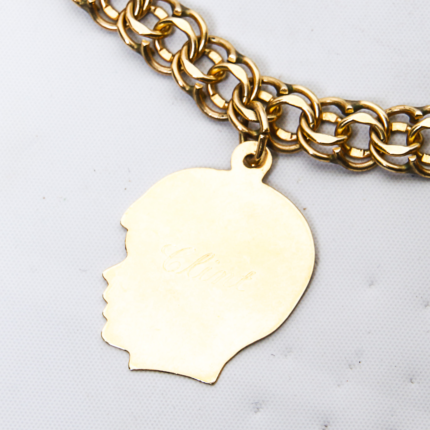 Vintage 14K Yellow Gold Charm Bracelet