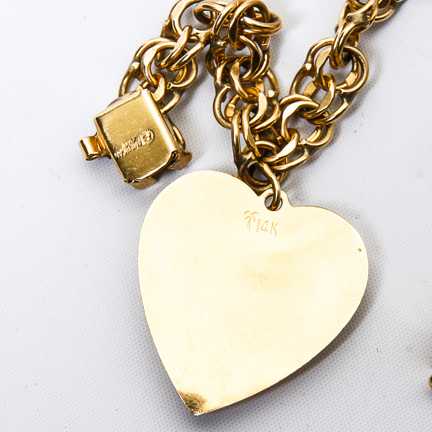 Vintage 14K Yellow Gold Charm Bracelet