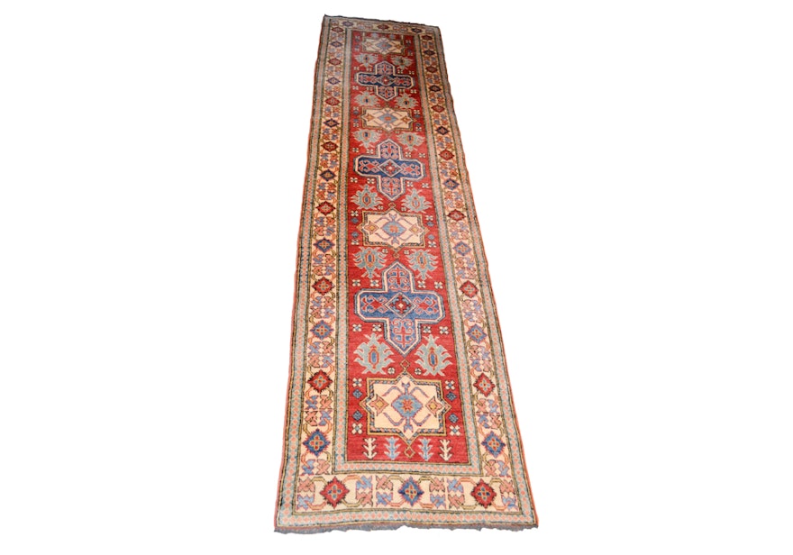 Handwoven Karajar Style Carpet Runner