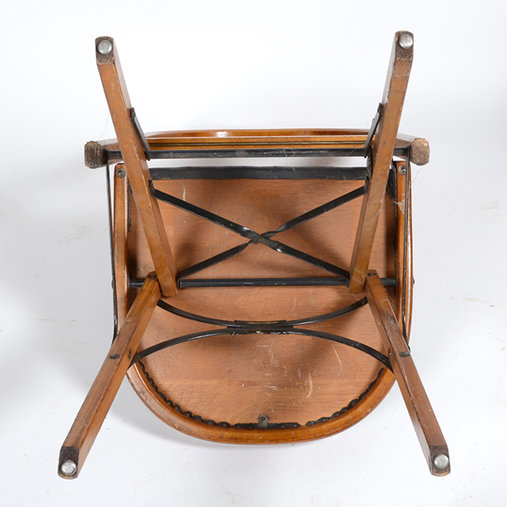 Vintage  Rastetter Asian Card Table Chairs