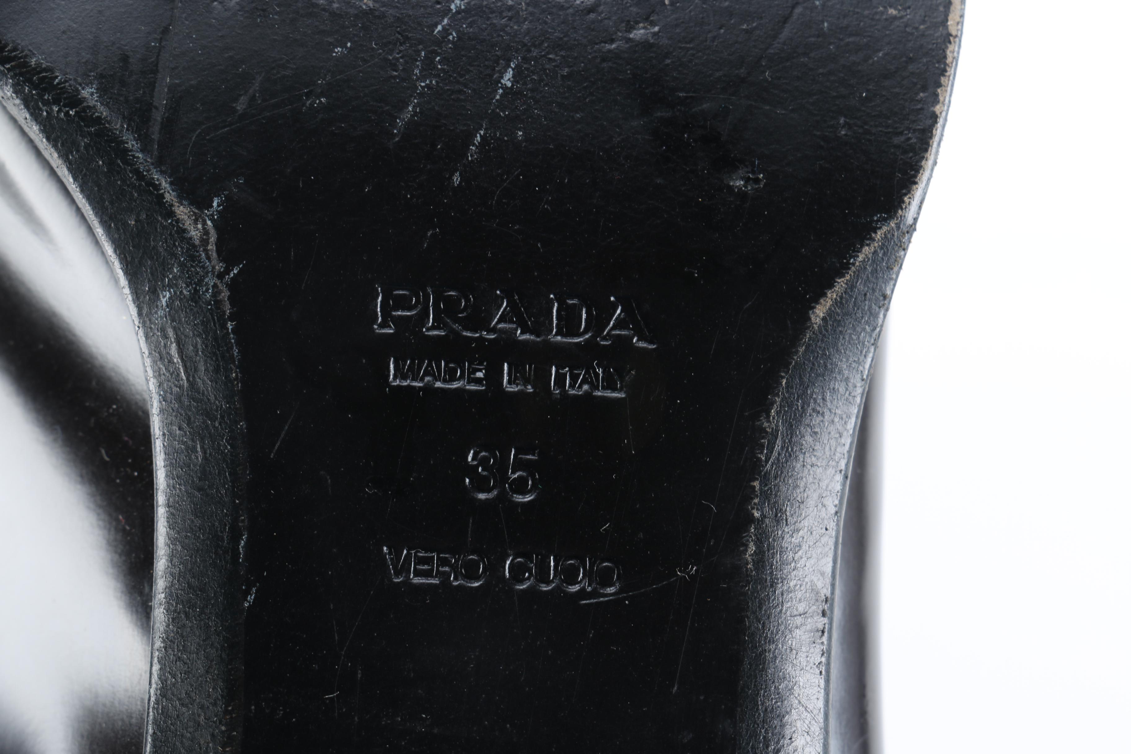 Prada Oxfords, Size 35