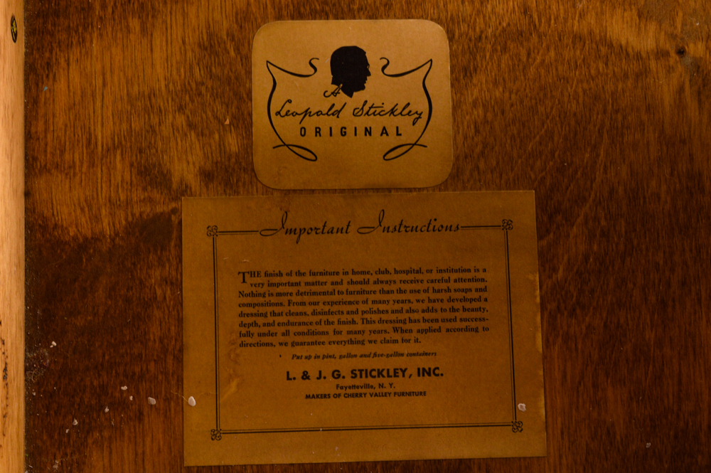 Vintage Leopold Stickley Cherry Wood Dresser