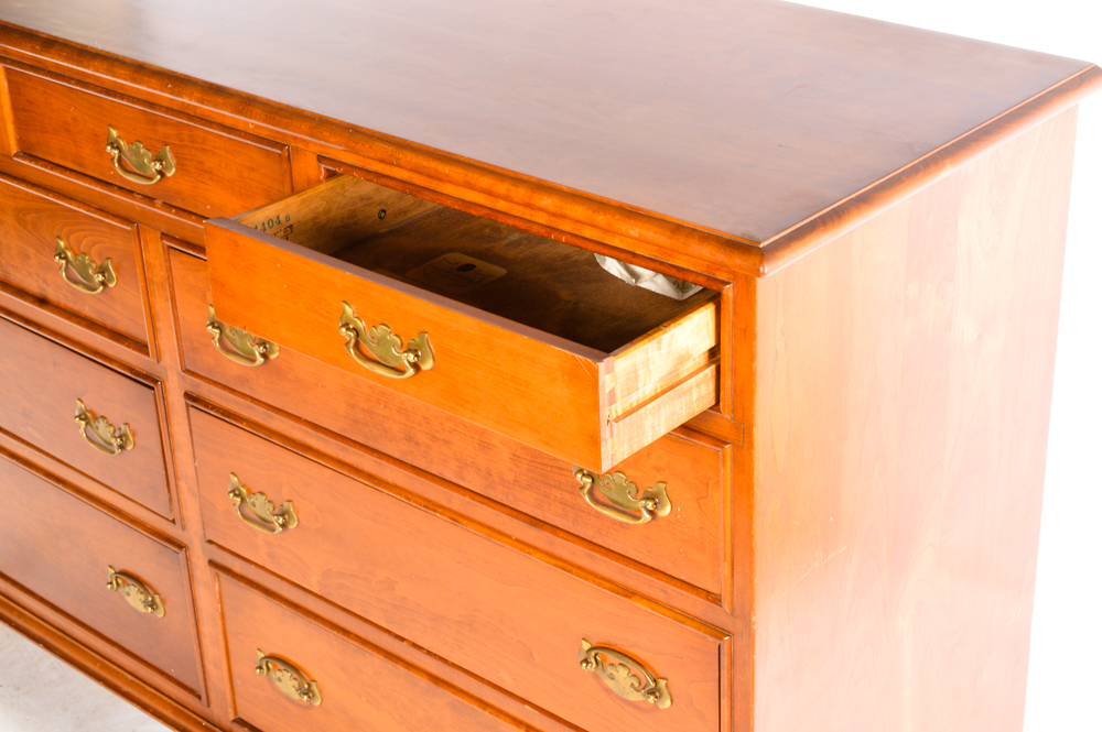 Vintage Leopold Stickley Cherry Wood Dresser