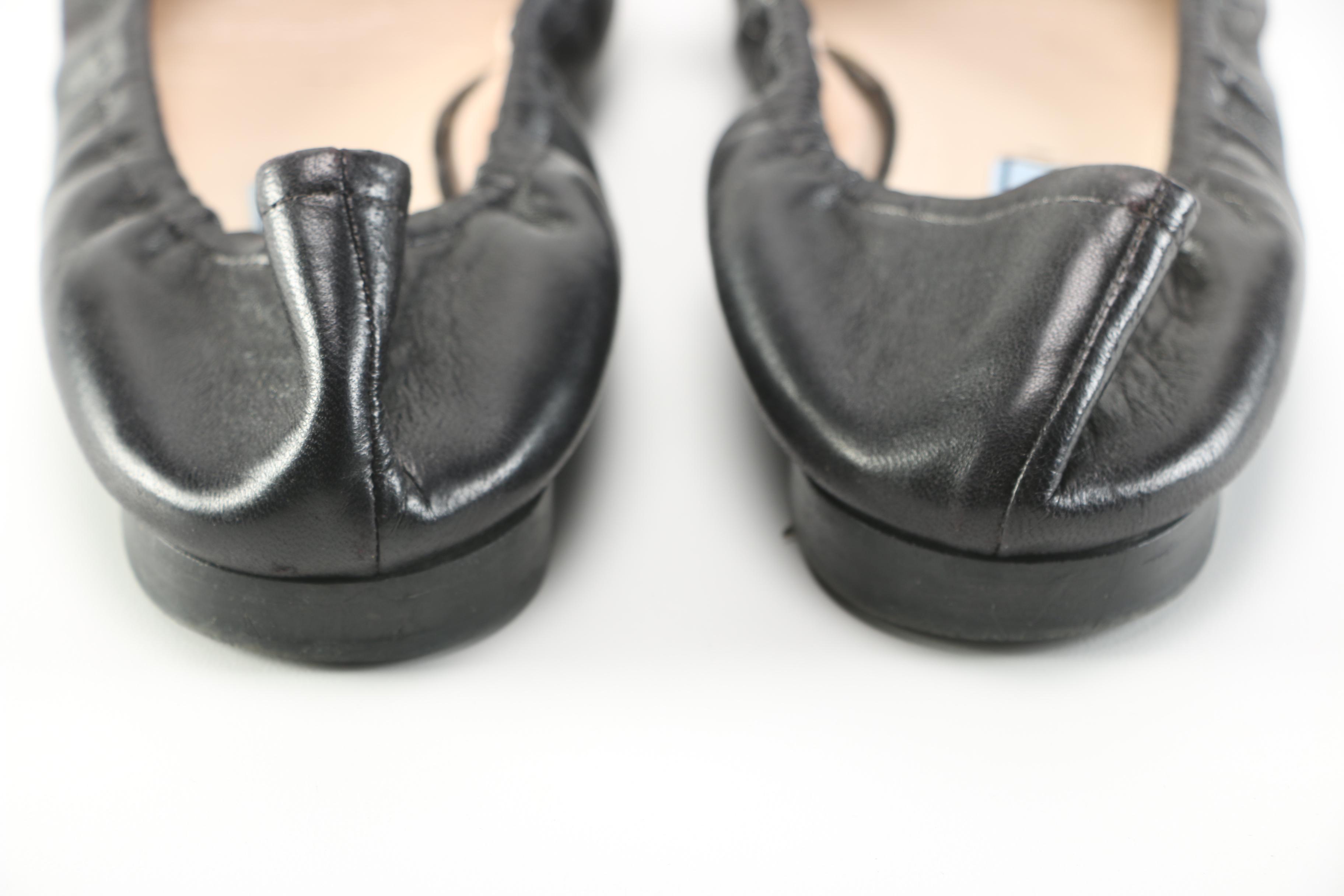 Prada Tassel Ballet Flats