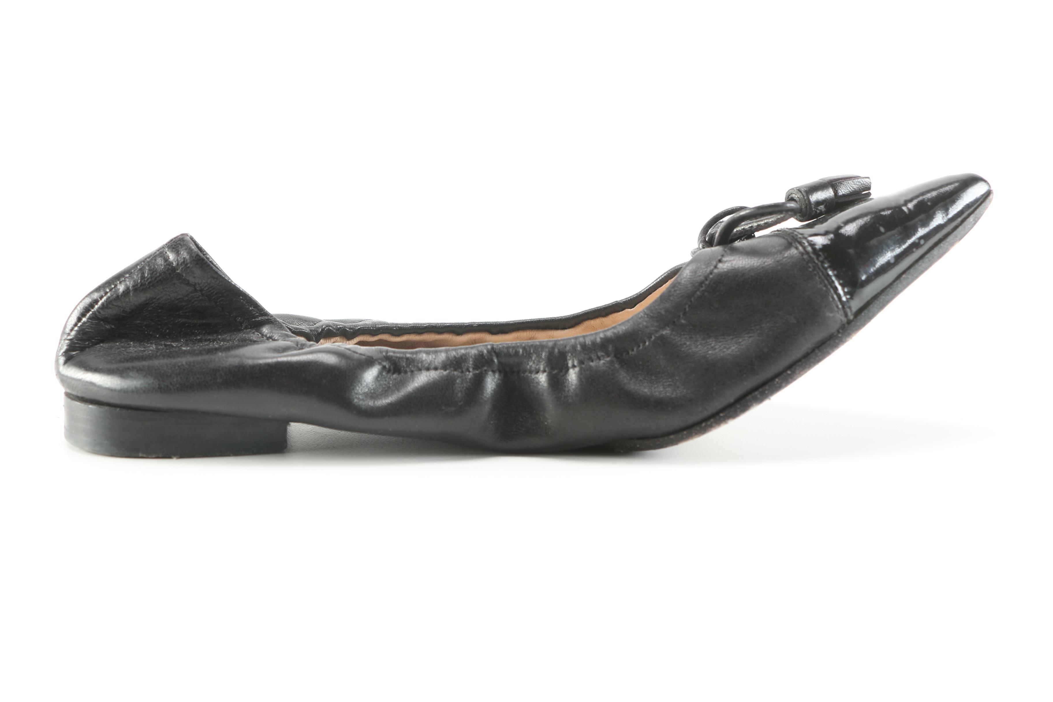 Prada Tassel Ballet Flats