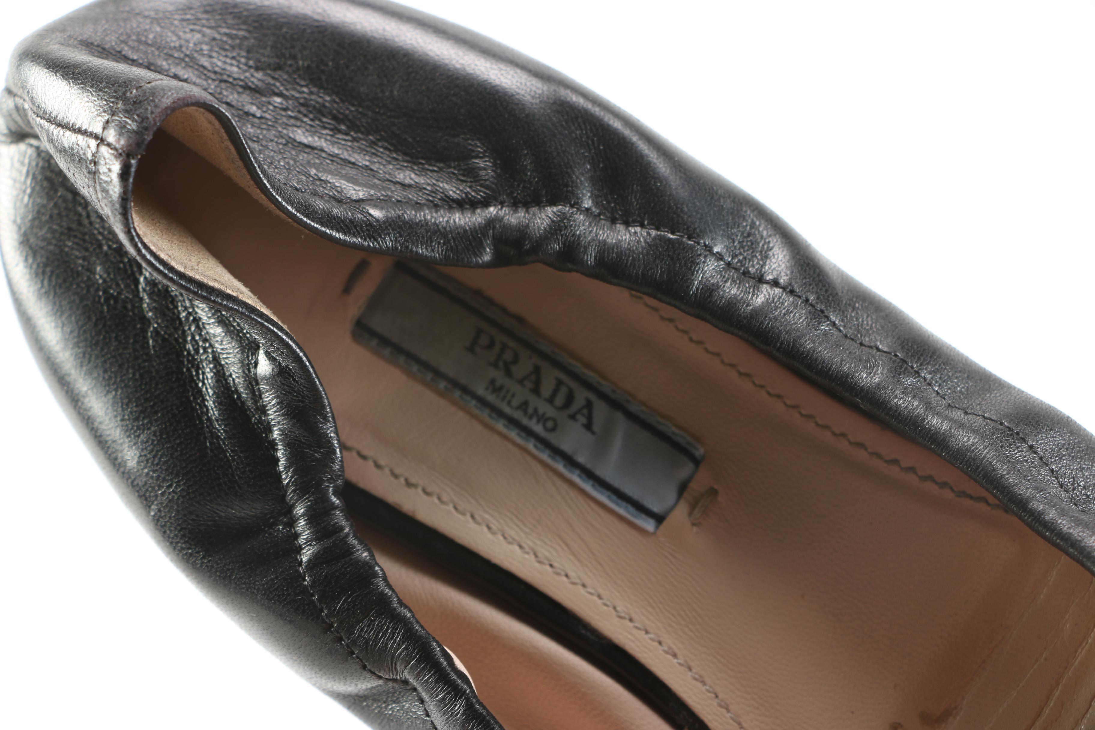 Prada Tassel Ballet Flats