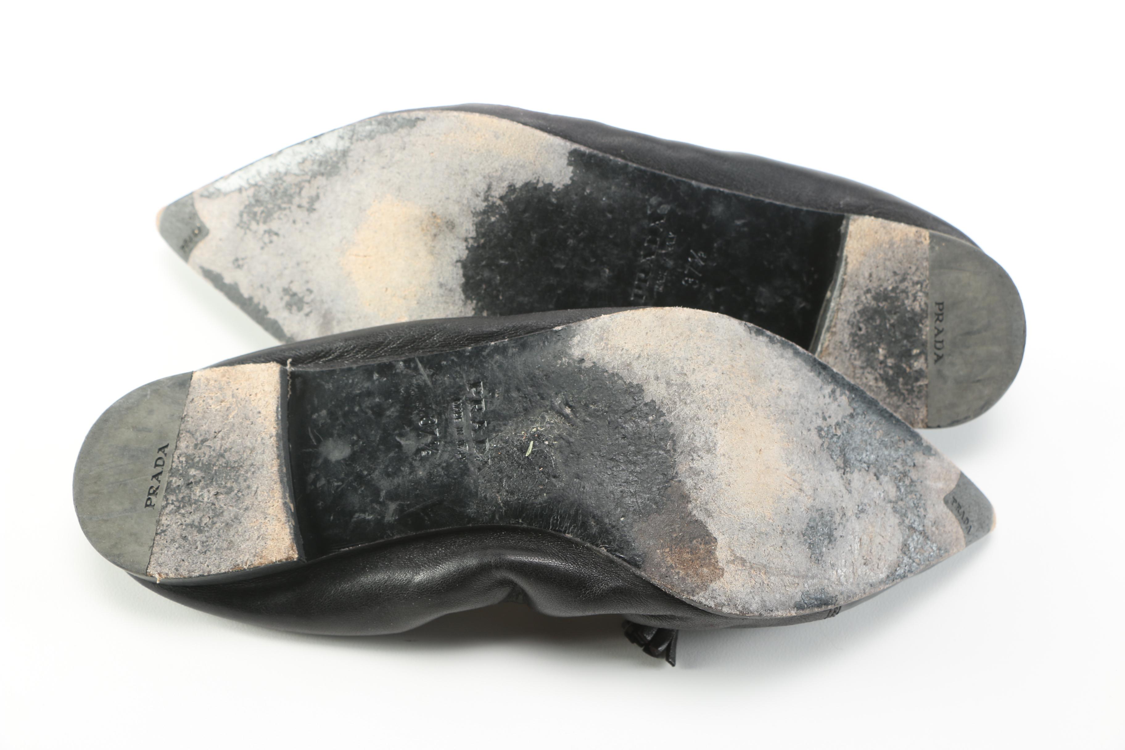 Prada Tassel Ballet Flats