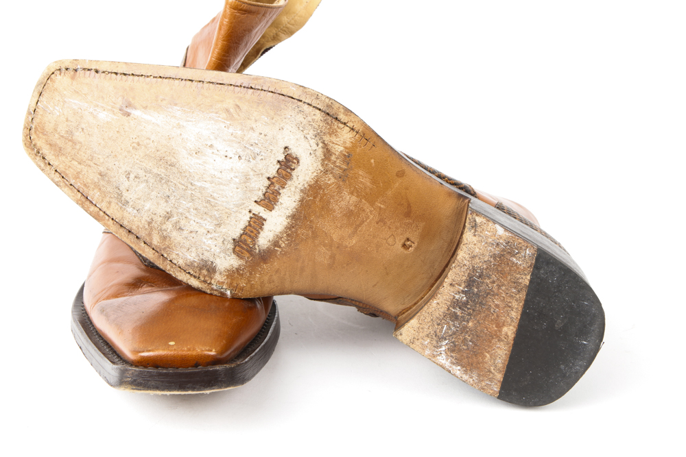 Men's Vintage Gianni Barbato Snakeskin and Leather Boots