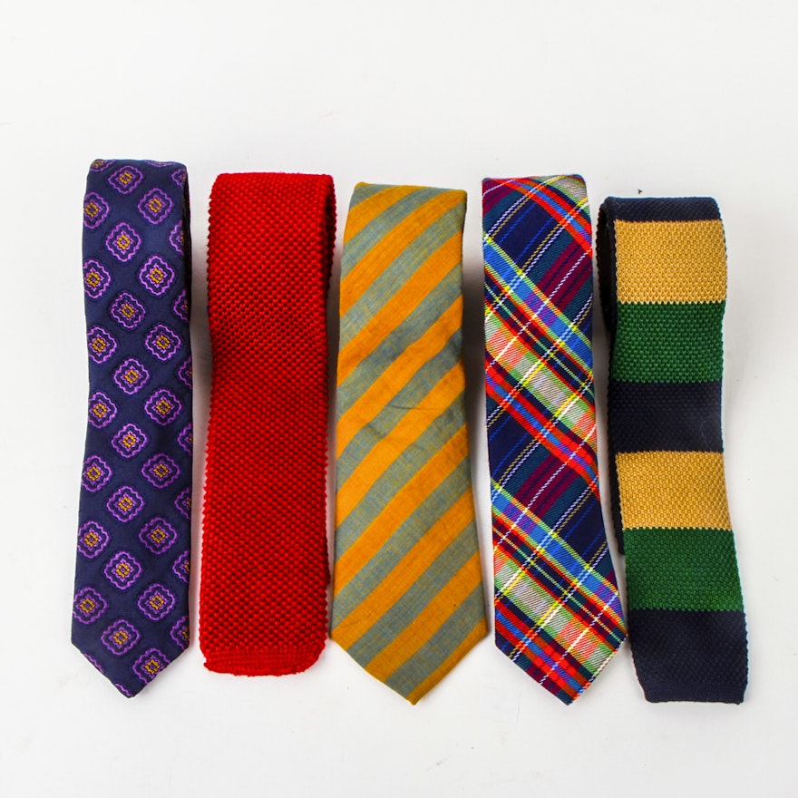 Collection of Men's Skinny Ties