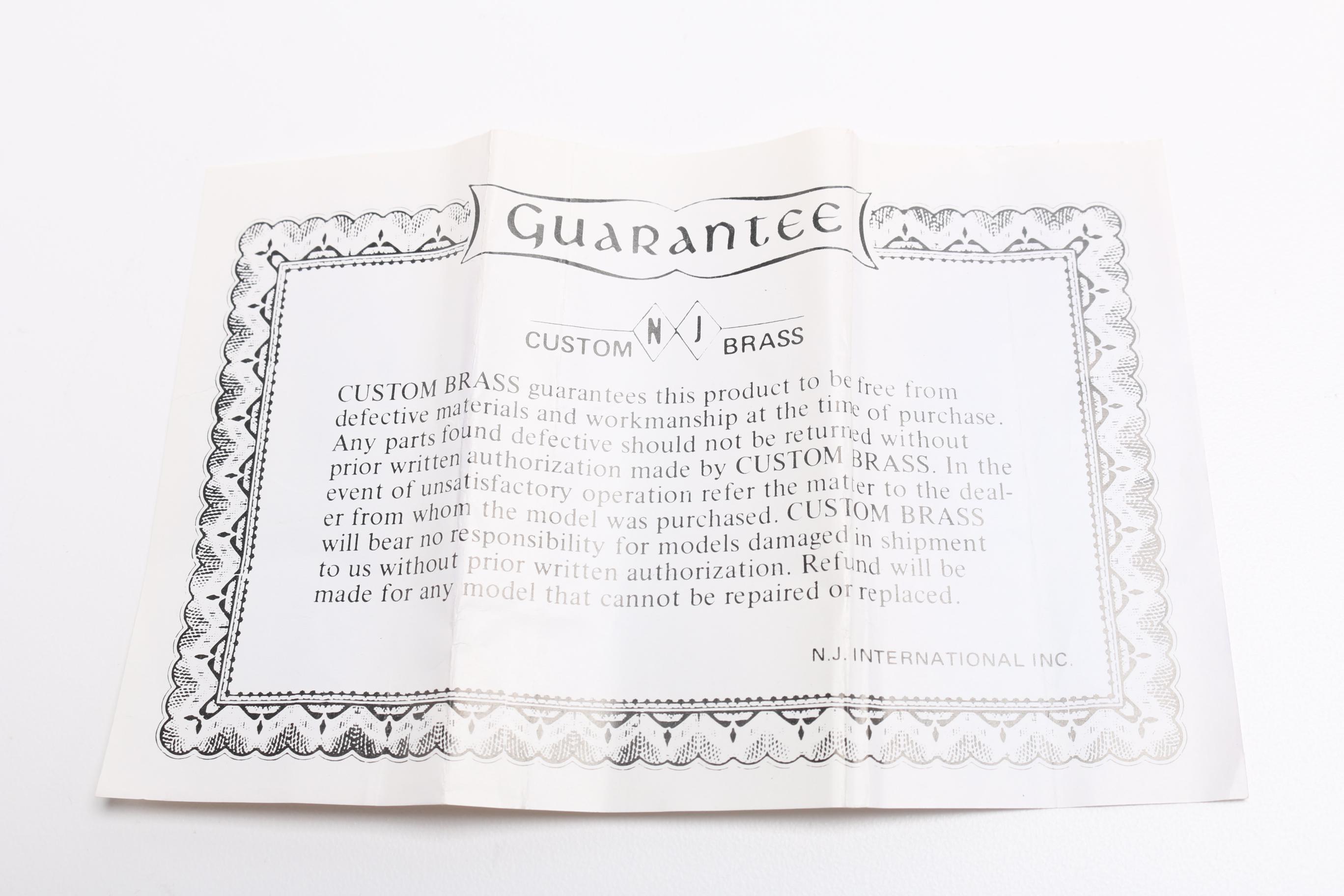 Model Trains Featuring N.J. International Custom Brass