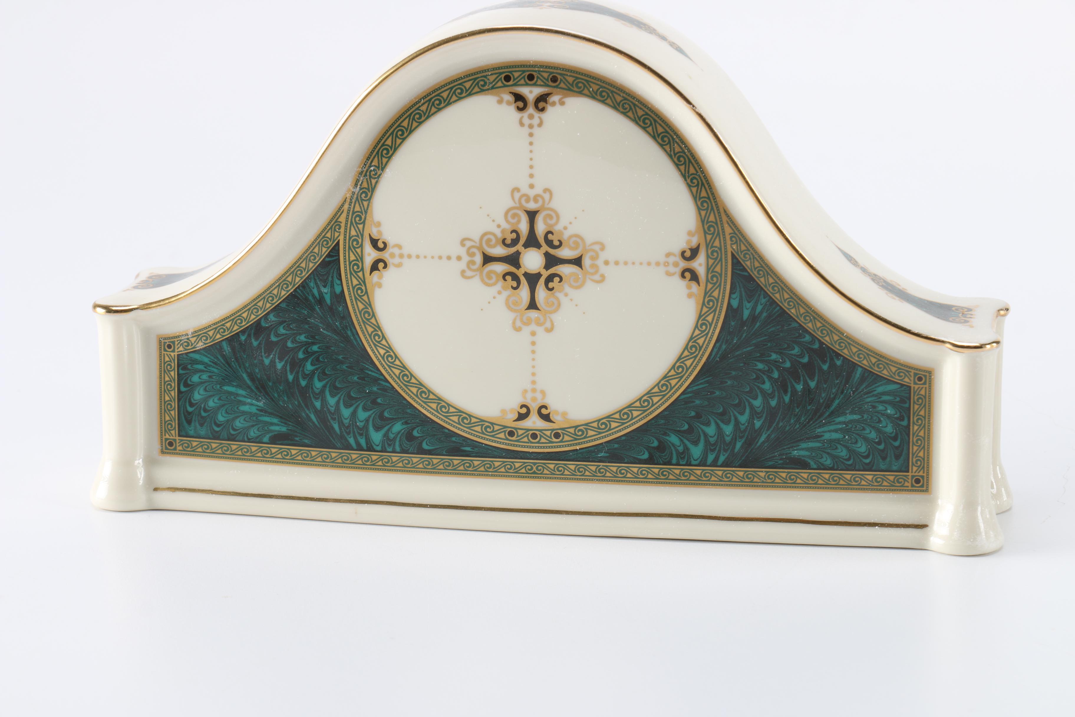 Lenox Porcelain "Classic Edition" Mantel Clock