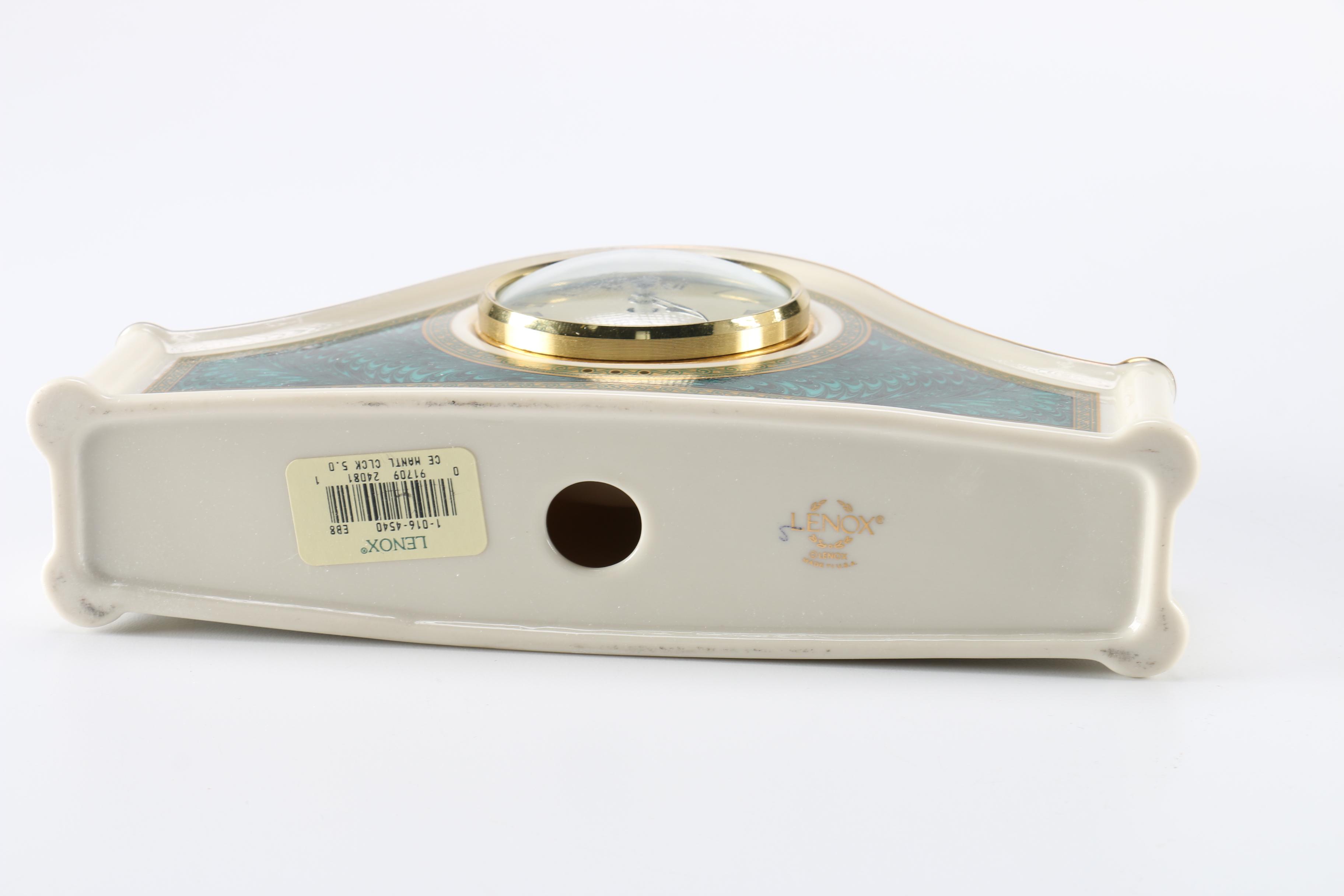 Lenox Porcelain "Classic Edition" Mantel Clock