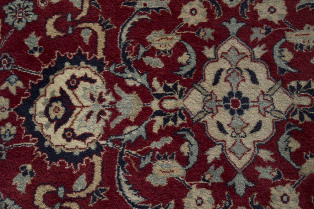 Hand Knotted Floral Herati Area Rug