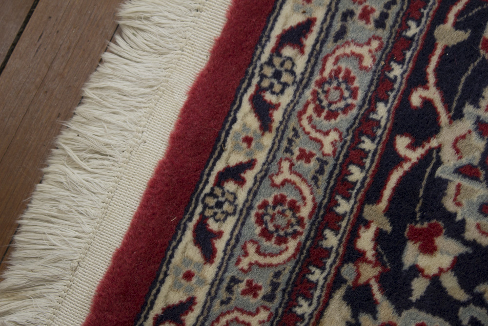 Hand Knotted Floral Herati Area Rug