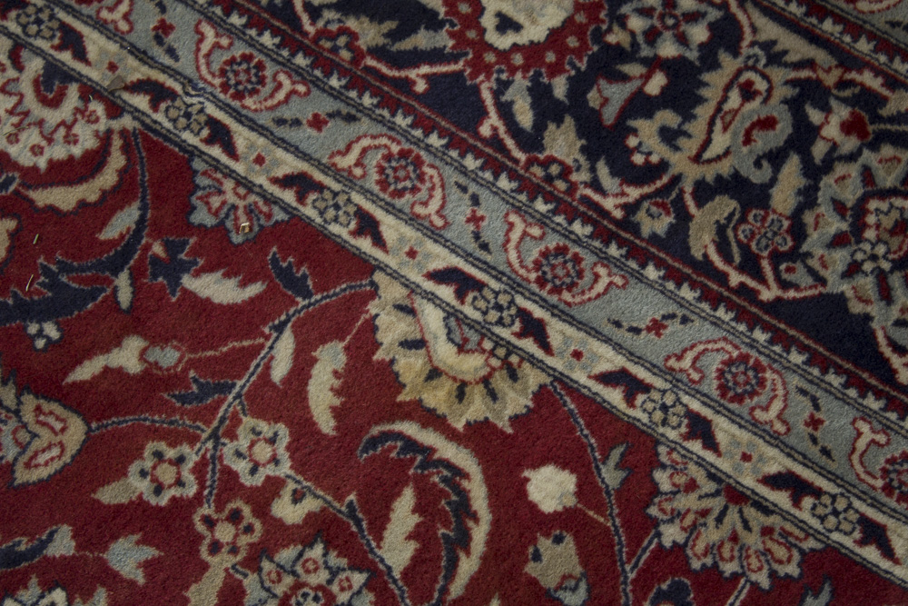 Hand Knotted Floral Herati Area Rug