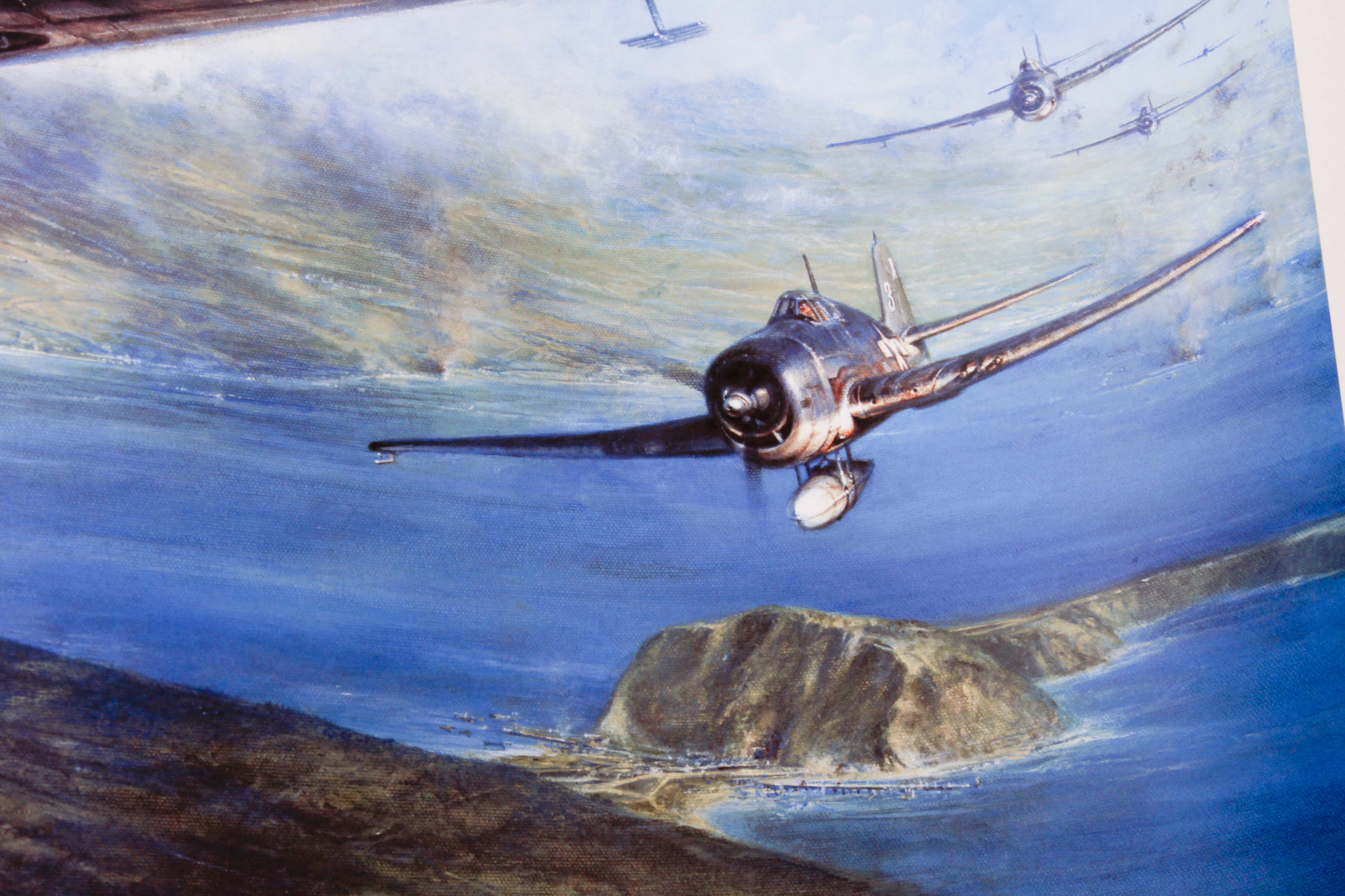 John D. Shaw Lithograph "Avengers' of the Philippines"