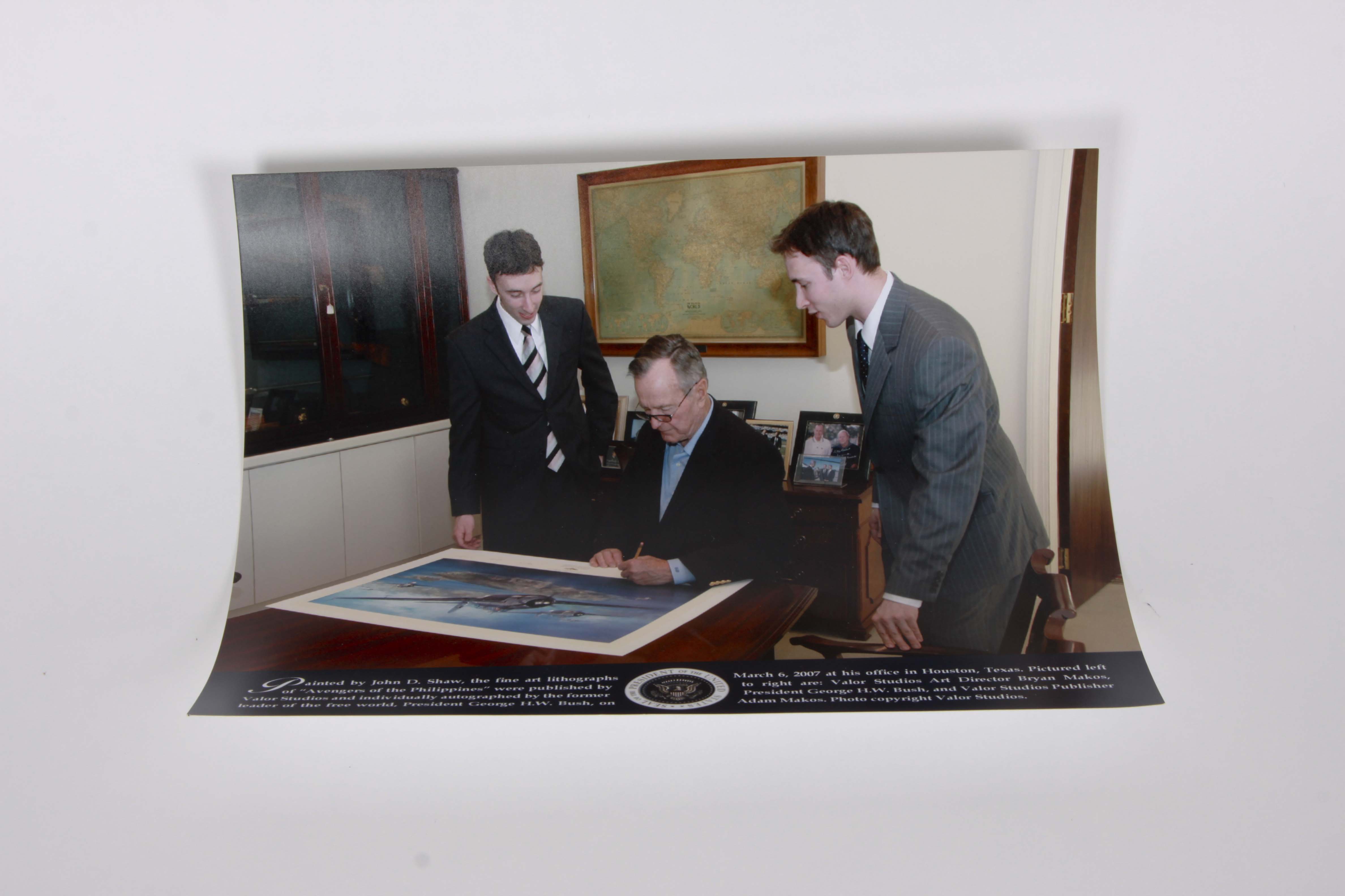 John D. Shaw Lithograph "Avengers' of the Philippines"