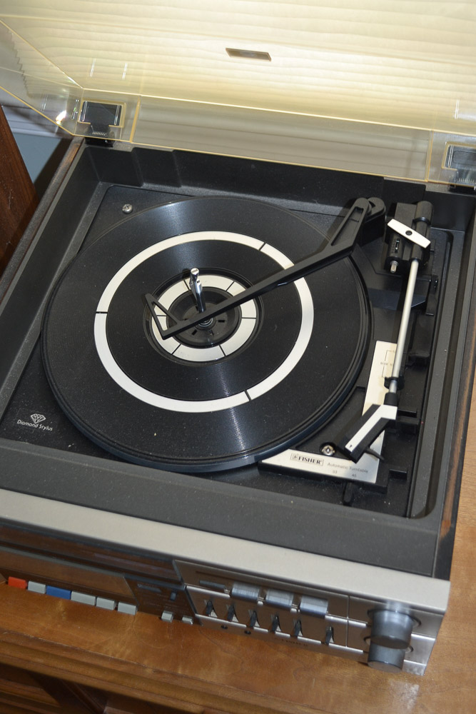 Fisher MC-720 Cassette/Turntable Stereo With Panasonic Speakers