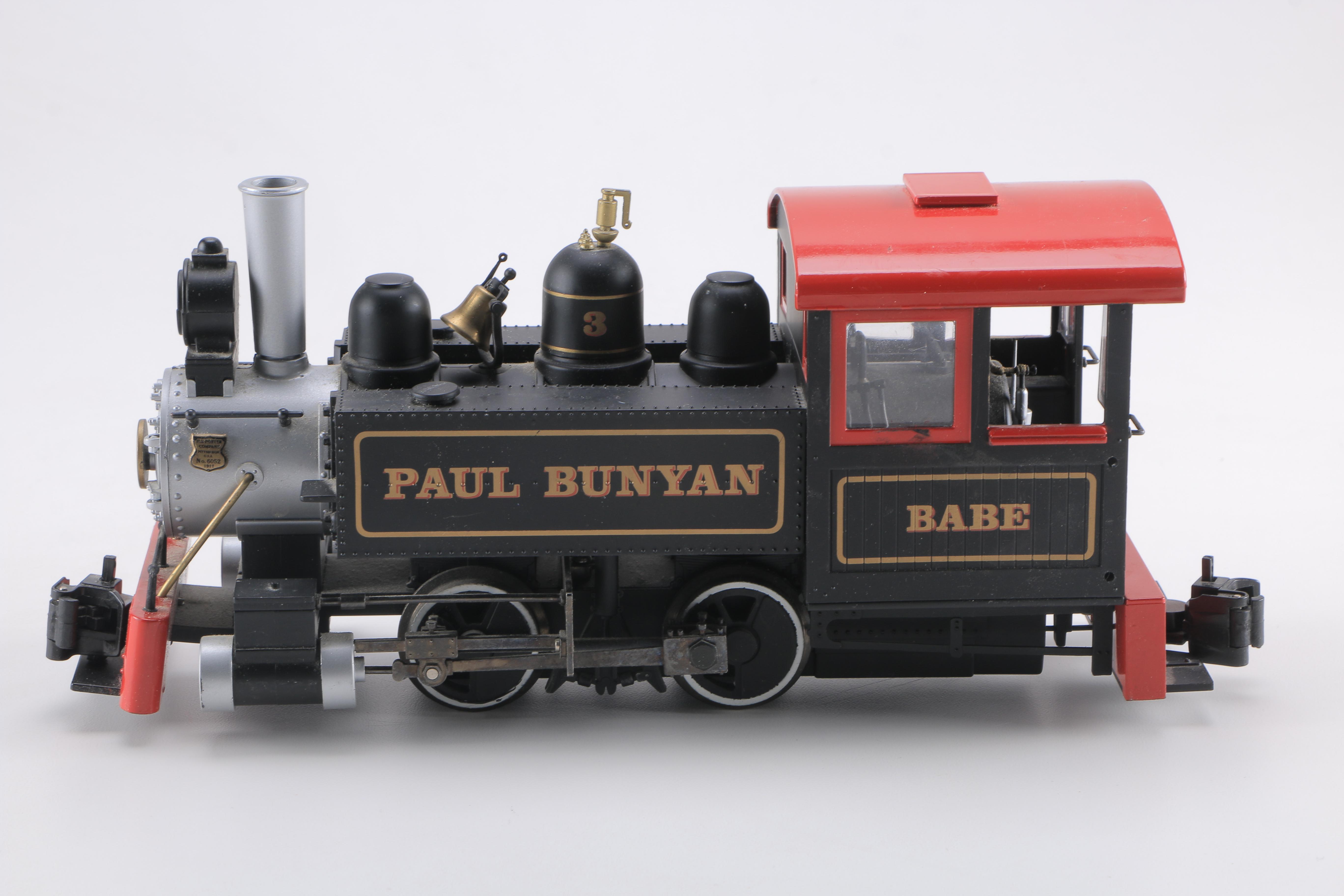 Paul Bunyan Babe Engine and Union Pacific Model Trains