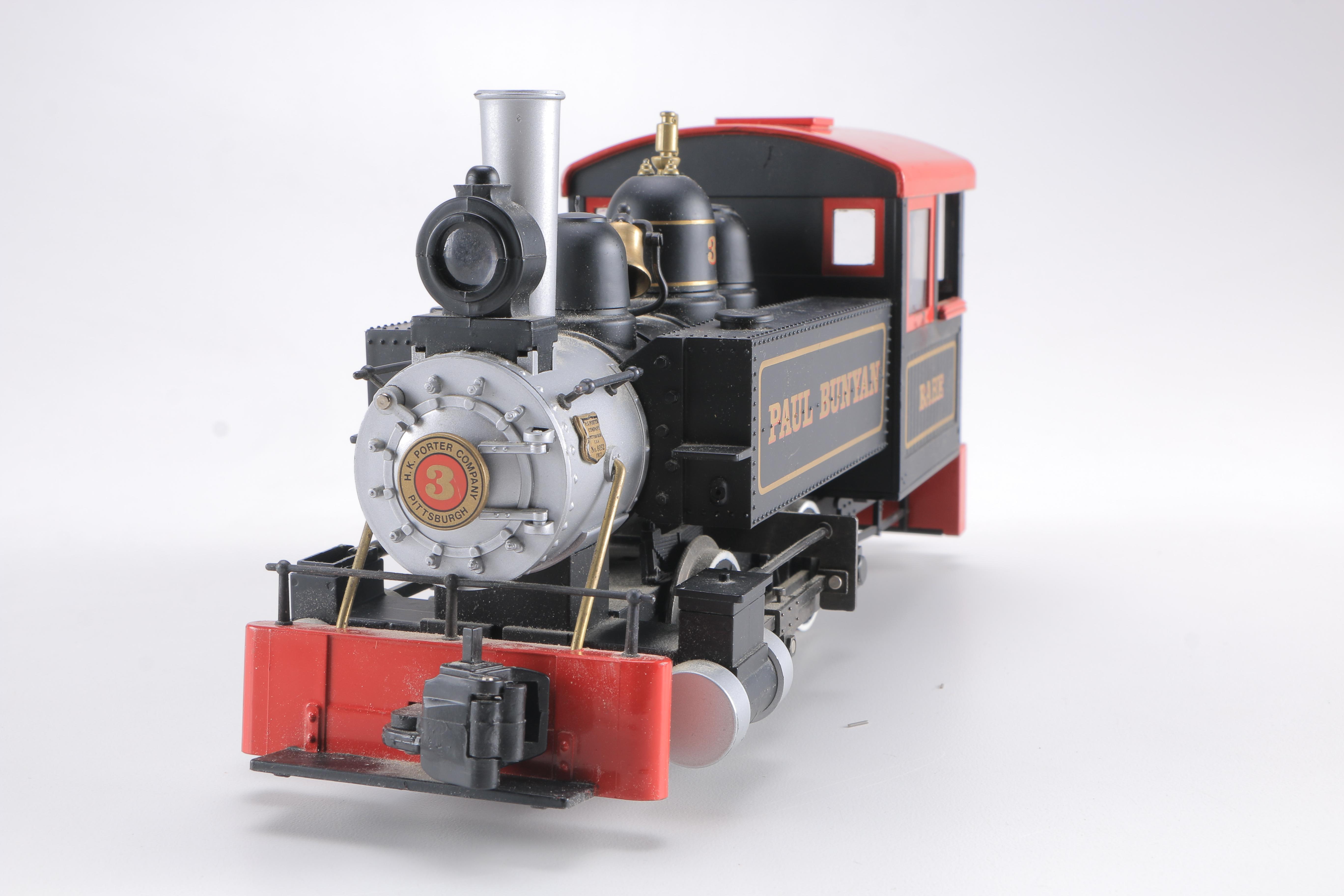 Paul Bunyan Babe Engine and Union Pacific Model Trains