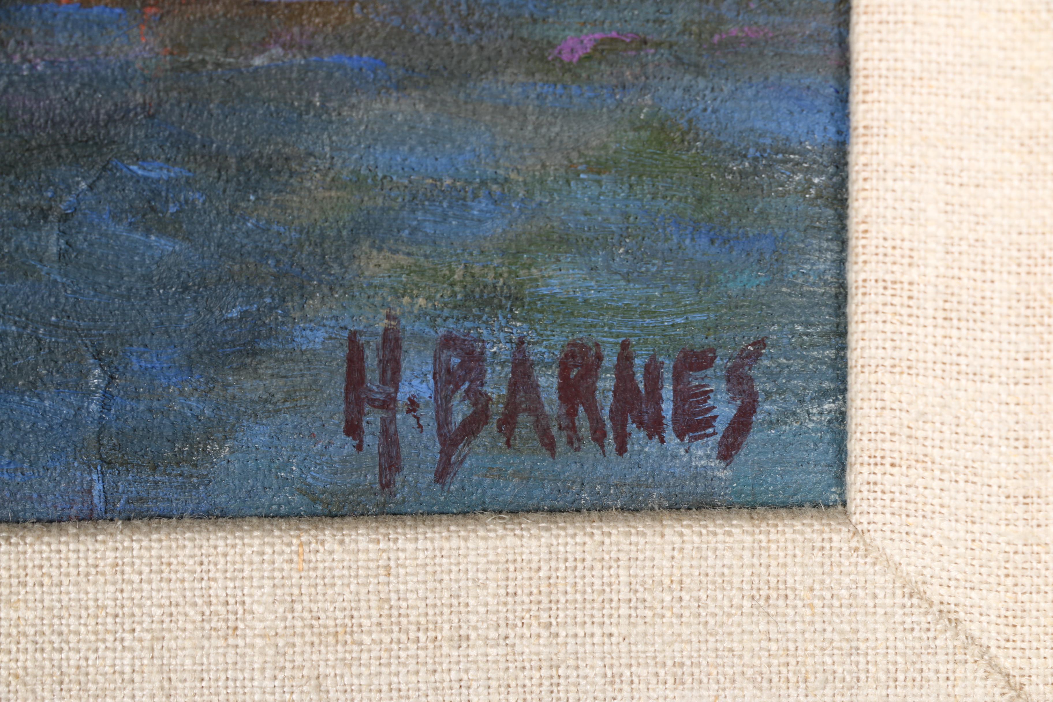 Henry Barnes Original Oil on Canvas