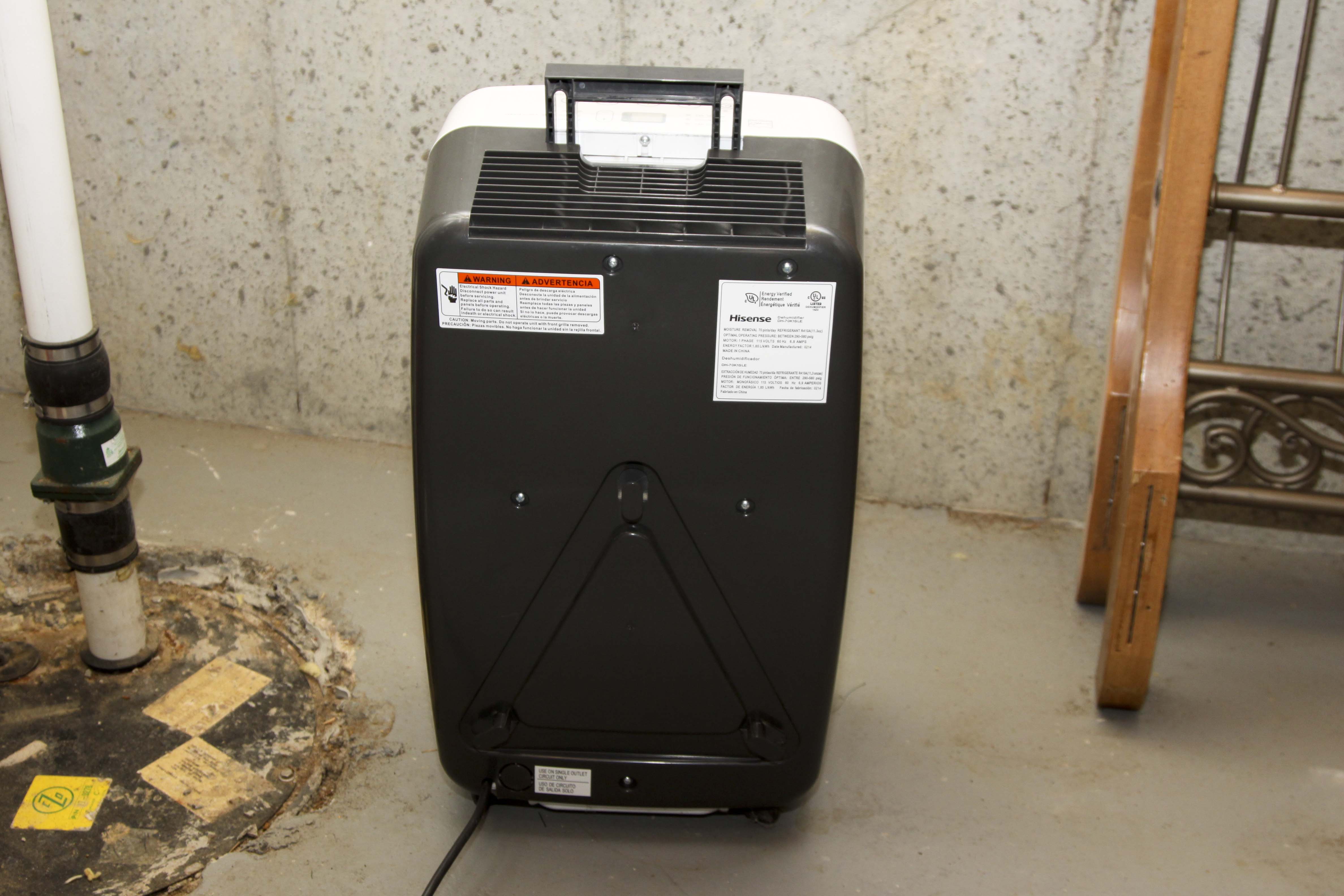 Hisense 70 Pint 2 Speed Dehumidifier