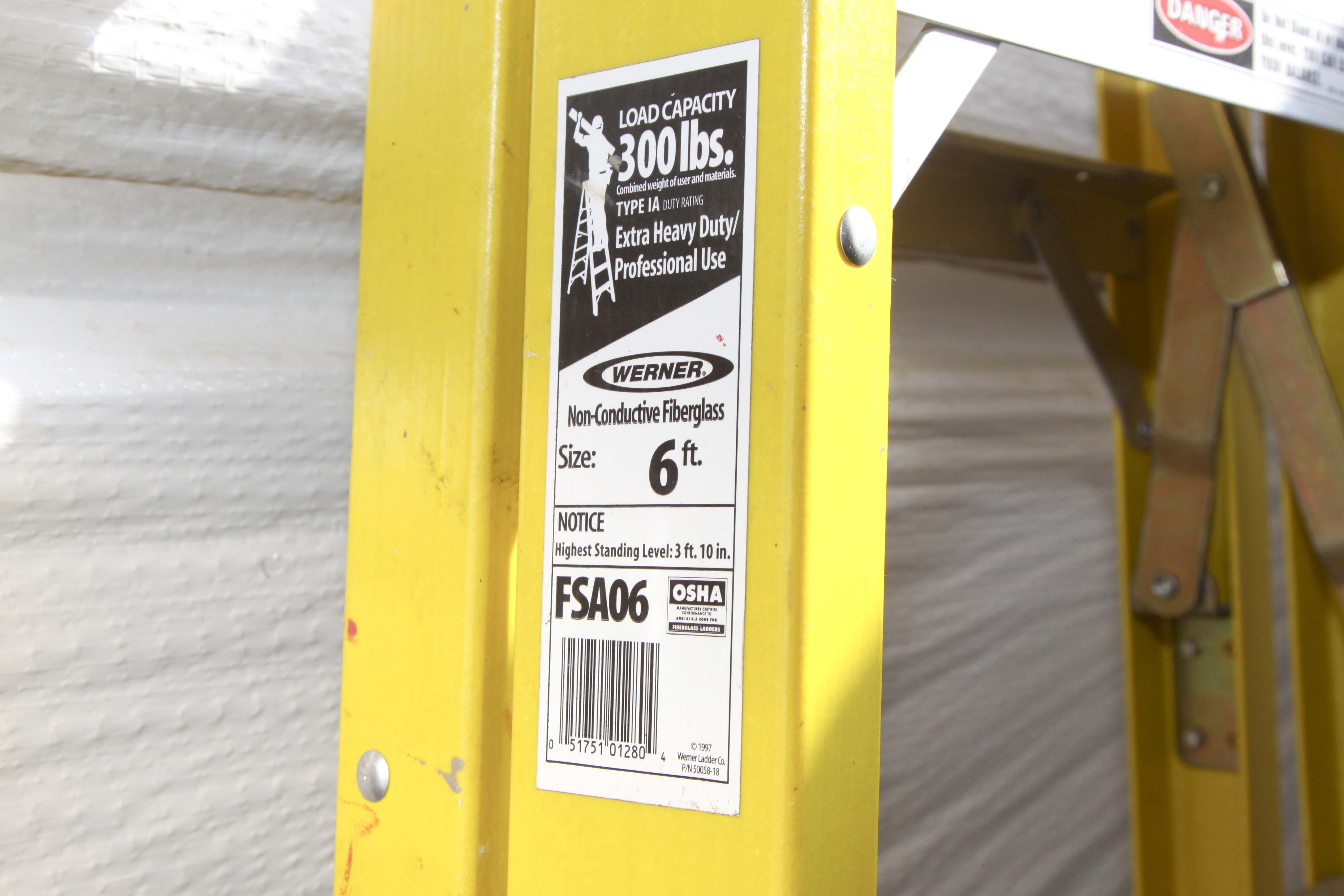 Group of Metal Ladders