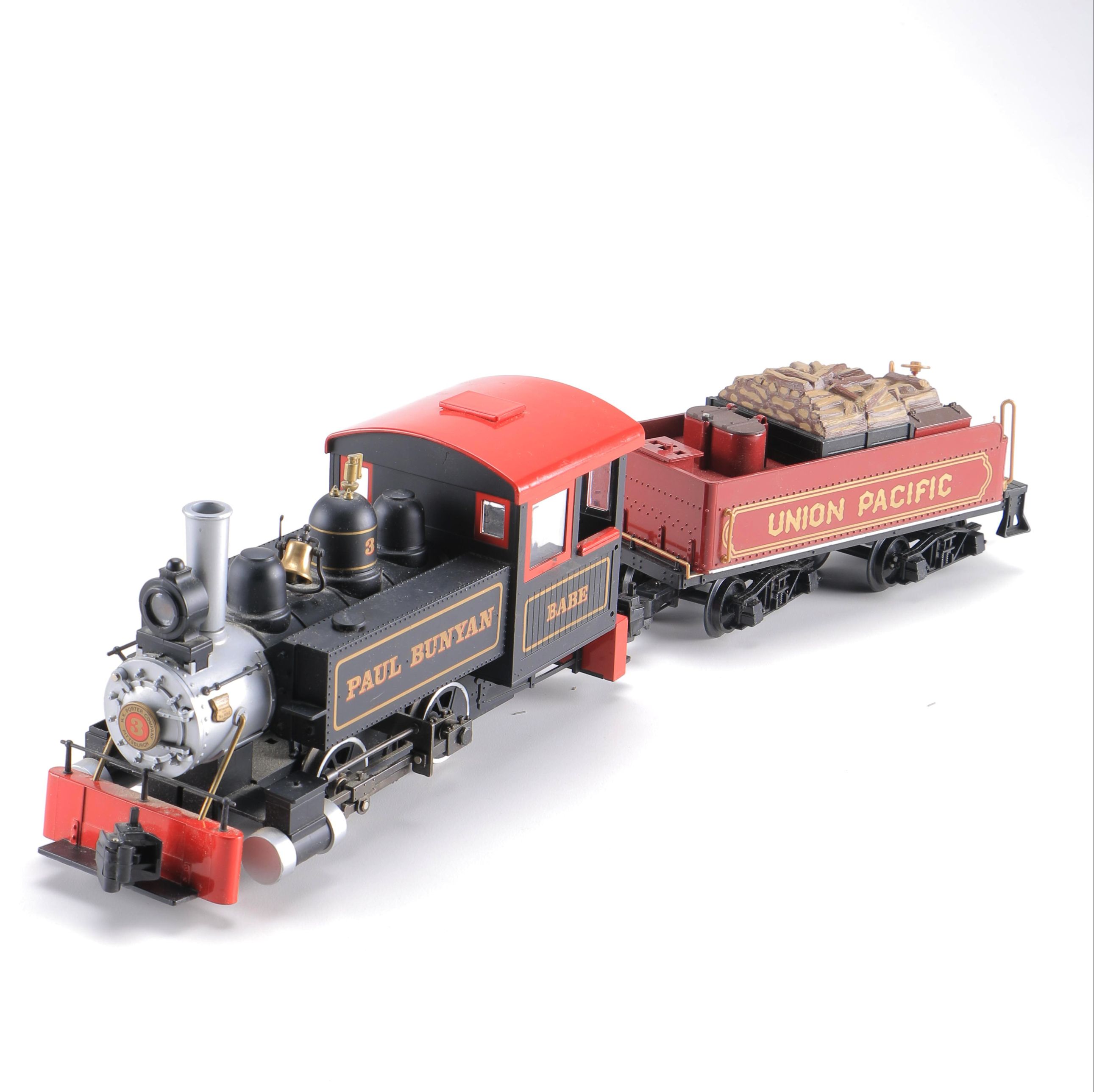 Paul Bunyan Babe Engine and Union Pacific Model Trains