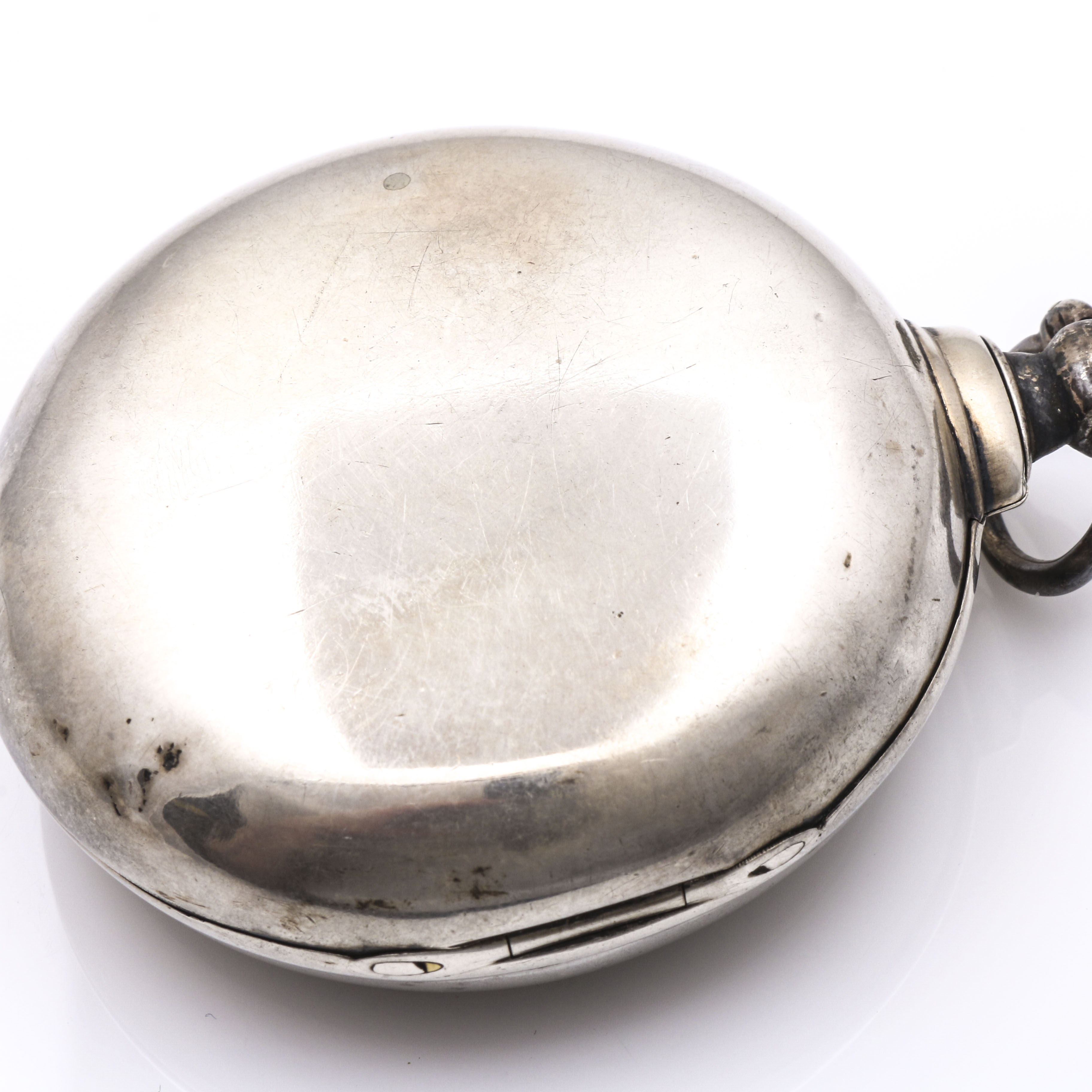 Antique Birmingham Sterling Silver Pocket Watch