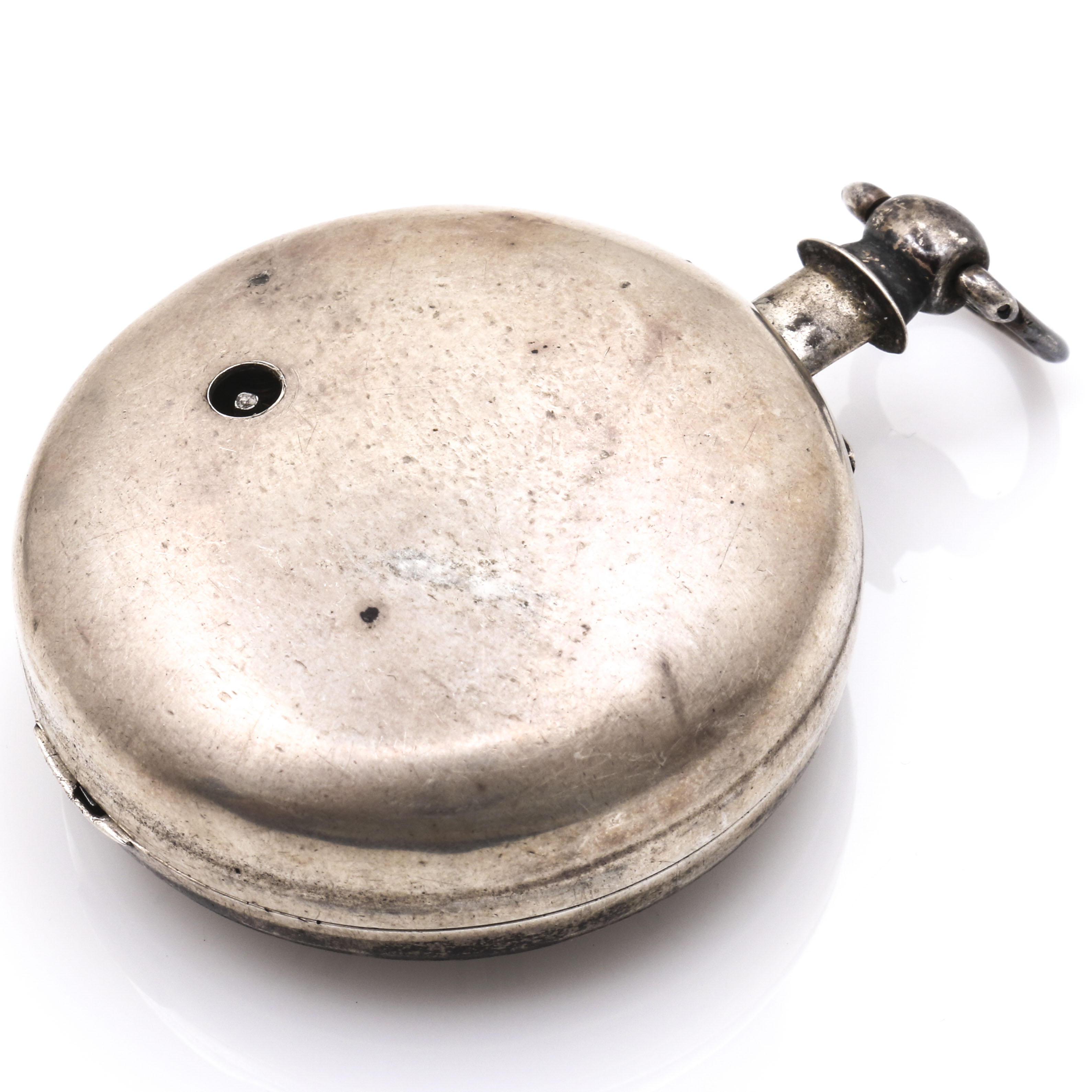 Antique Birmingham Sterling Silver Pocket Watch