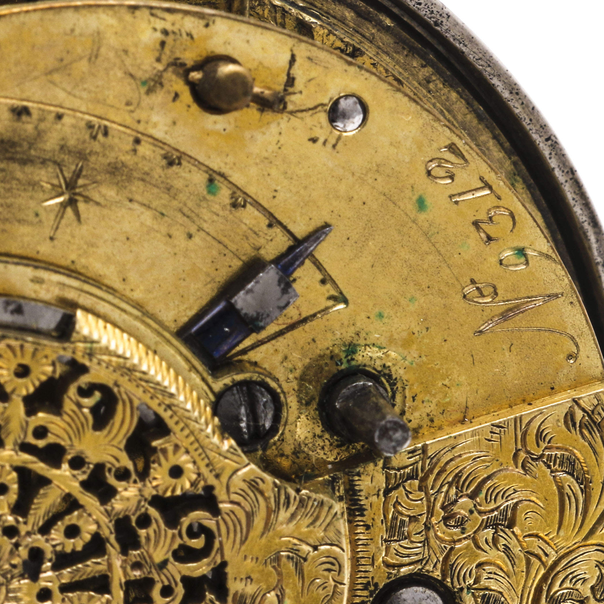 Antique Birmingham Sterling Silver Pocket Watch